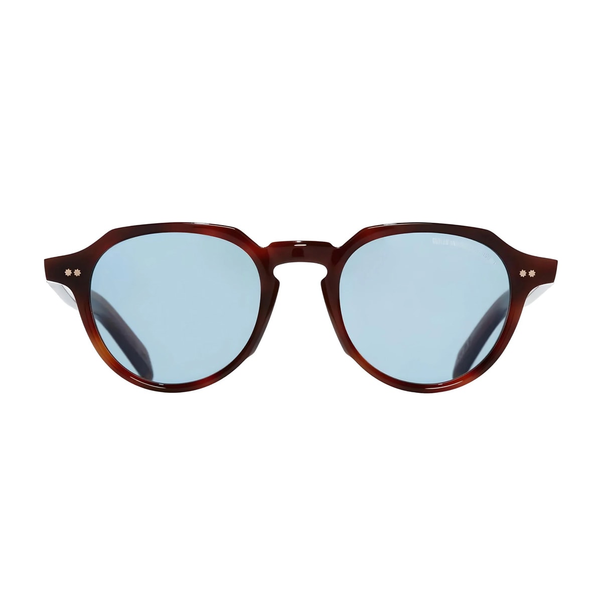 Shop Cutler And Gross Gr06 02 Vintage Sunburst Sunglasses In Marrone
