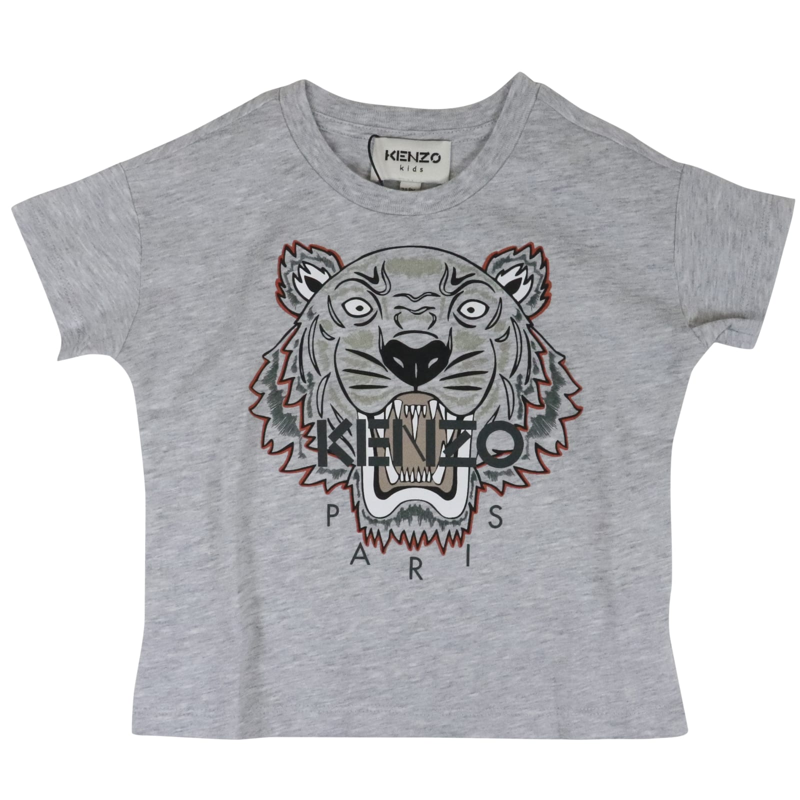 Shop Kenzo Cotton T-shirt In Grey
