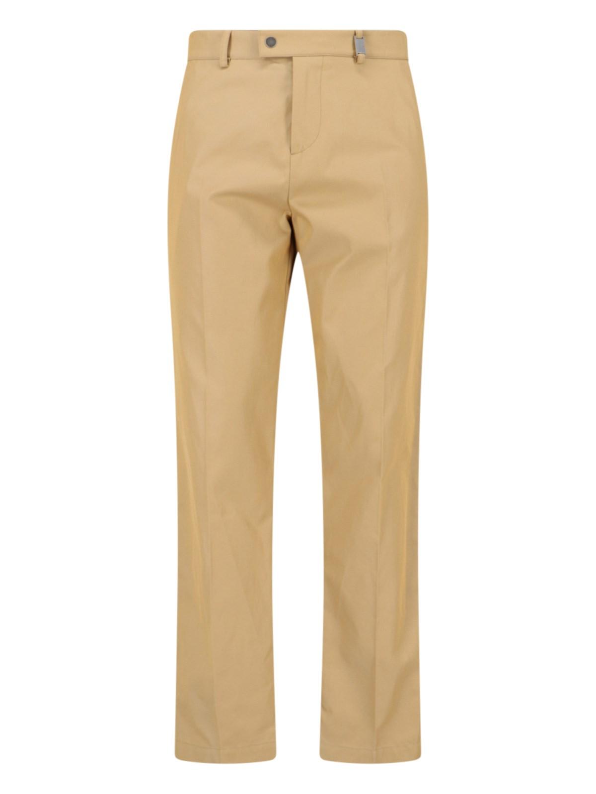 Burberry Straight Trousers In Spelt