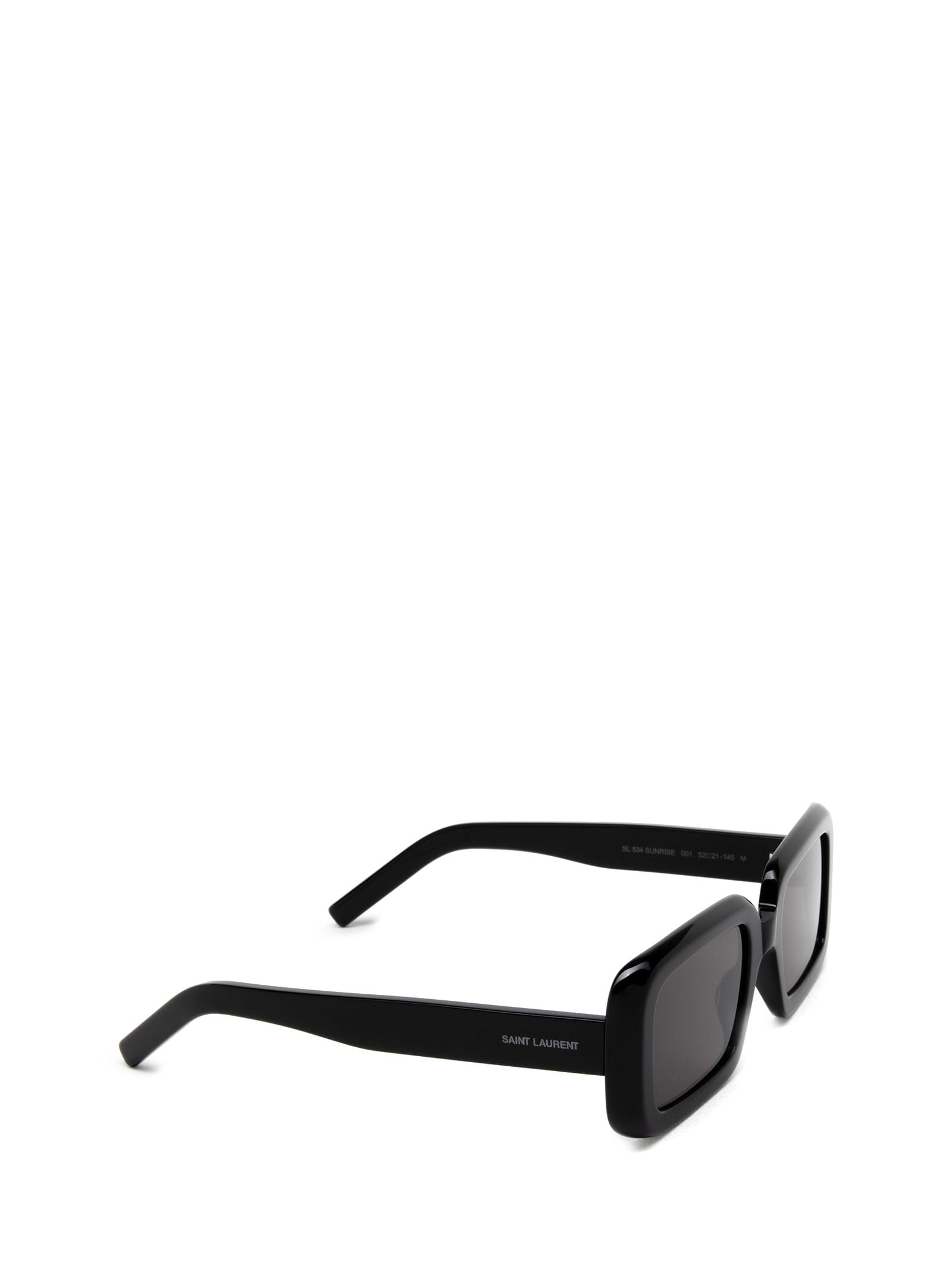 Shop Saint Laurent Sl 534 Black Sunglasses