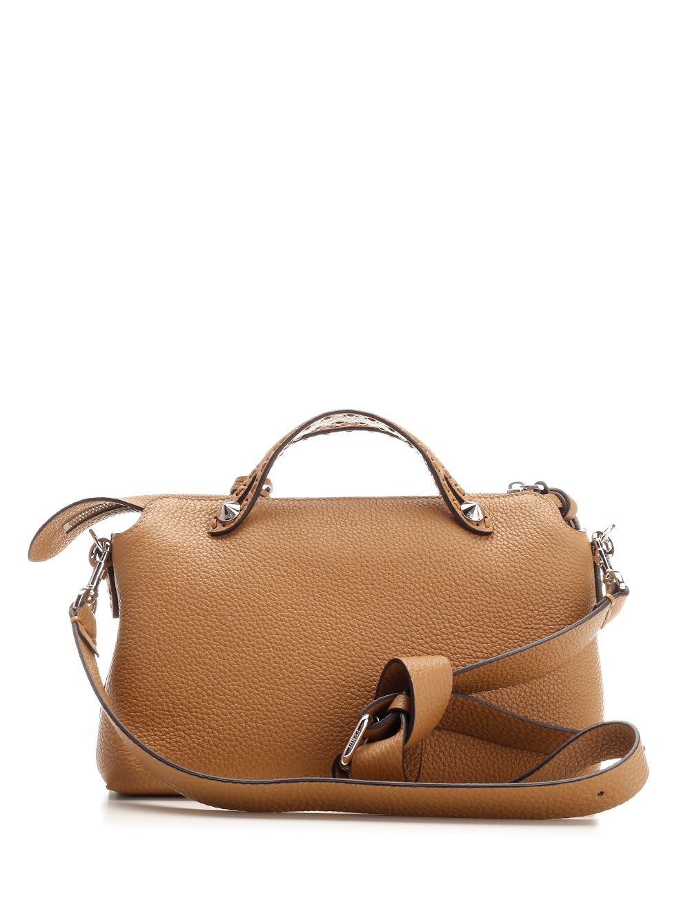 Shop Fendi By The Way Medium Satchel Bag In Beige