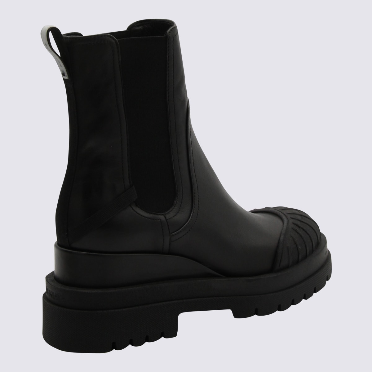 Shop Premiata Black Leather Jiro Ankle Boots