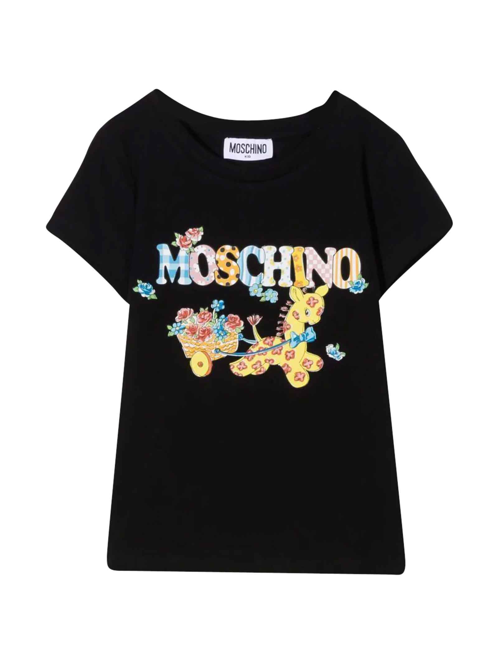 Moschino Black T-shirt Girl