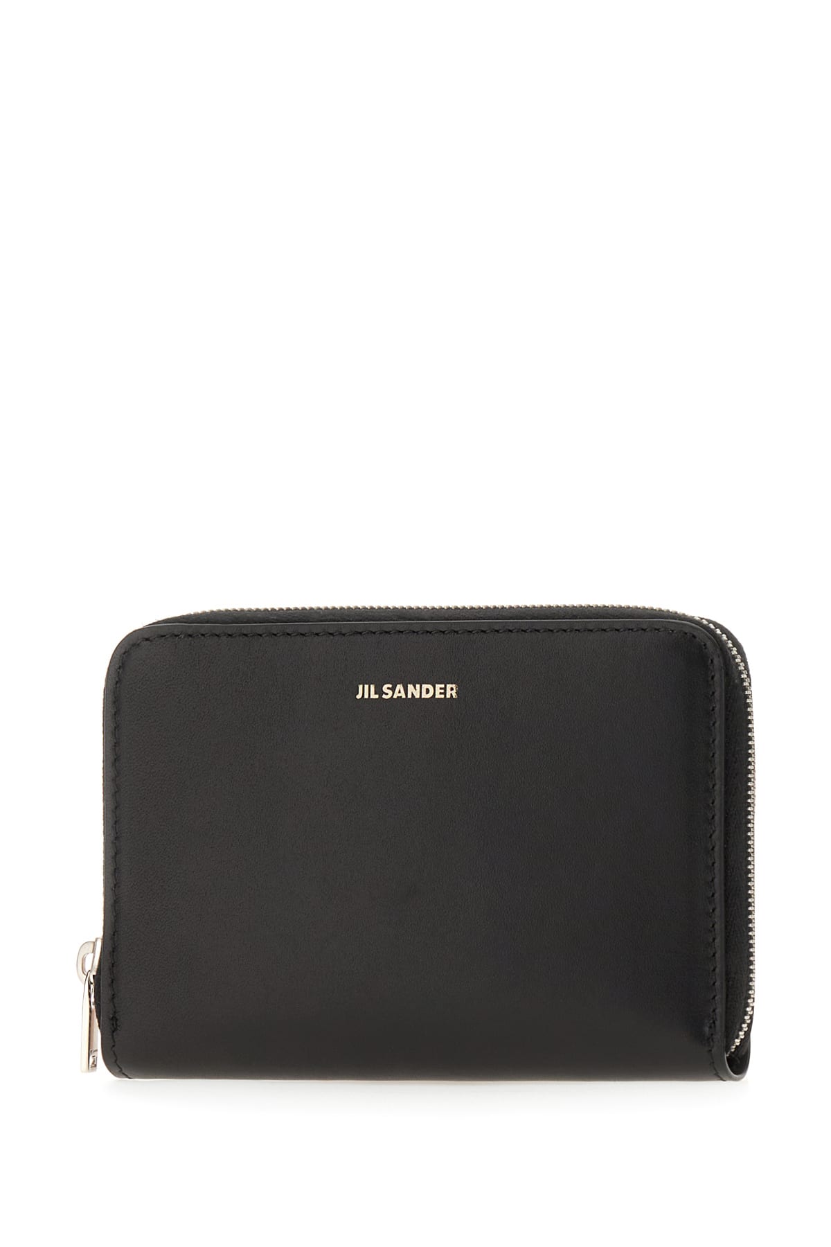 Shop Jil Sander Black Leather Wallet In 001