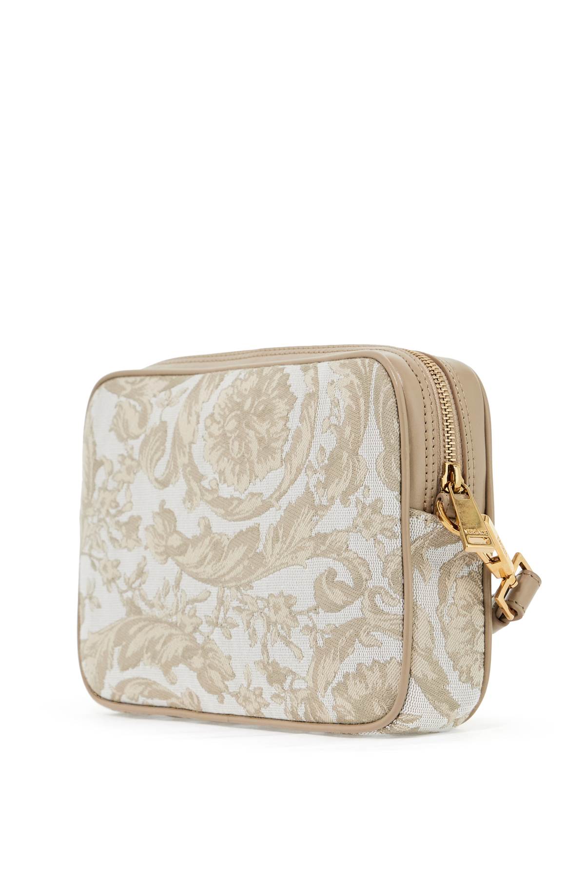 Shop Versace Baroque Jacquard In Beige+beige- Gold (beige)