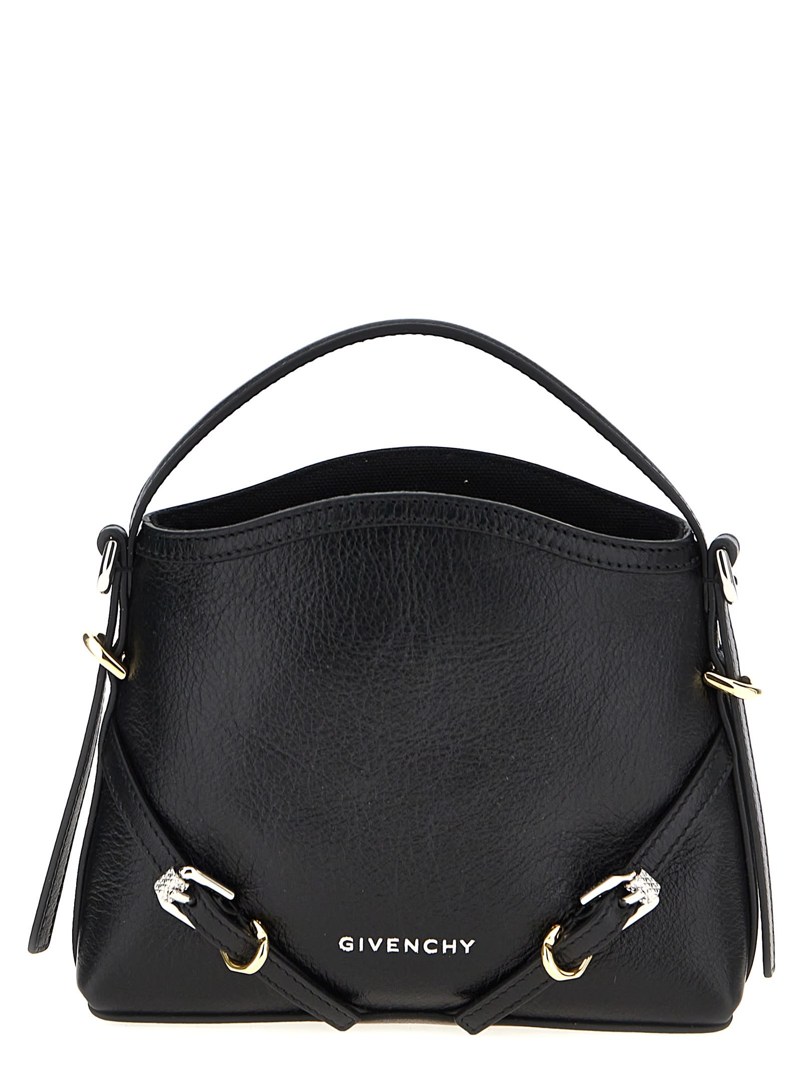 Shop Givenchy Voyou Nano Handbag In Black