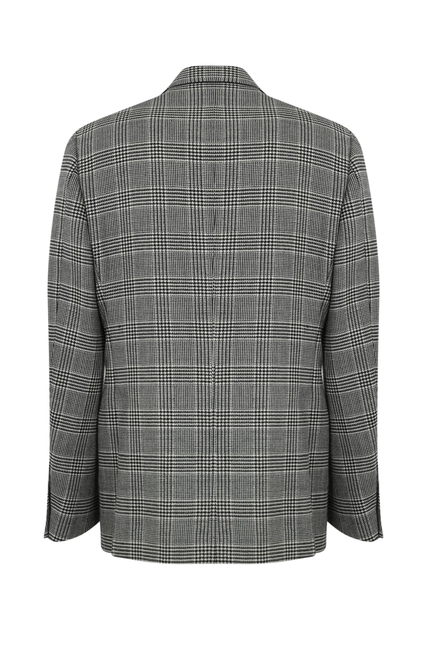 Shop Lardini Feeling Pied De Poule Jacket In Wool In Galles