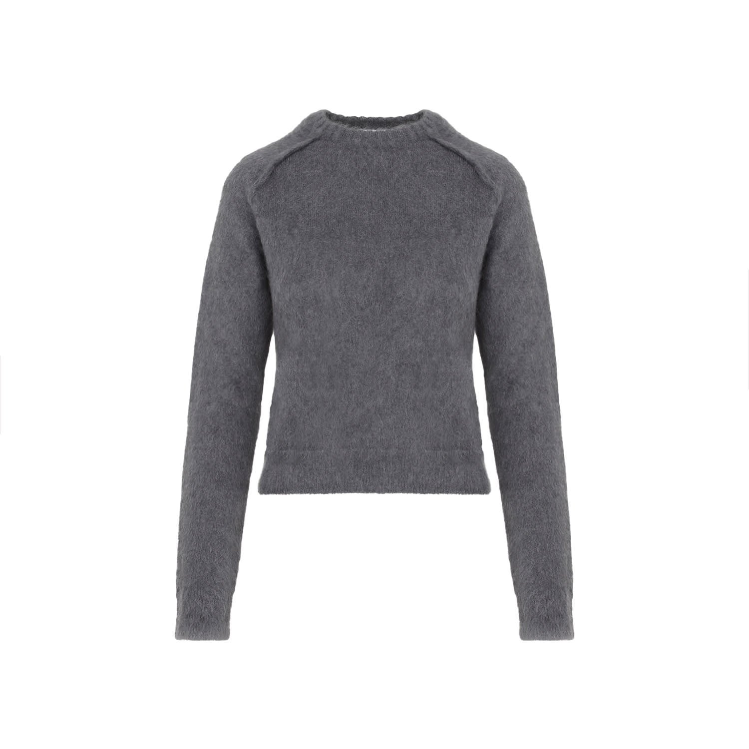 Shop Jil Sander Virgin Wool Pullover In Rainstorm