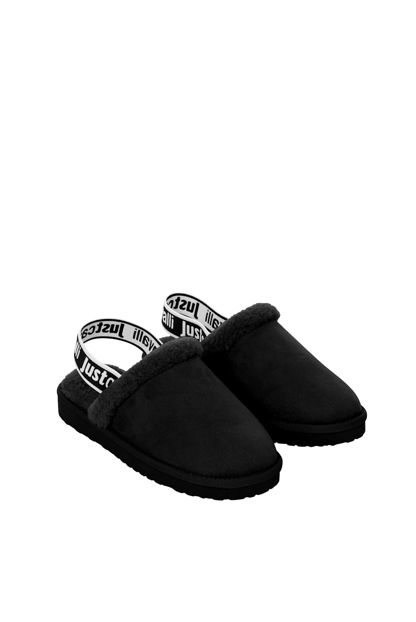 Just Cavalli Slides In Black