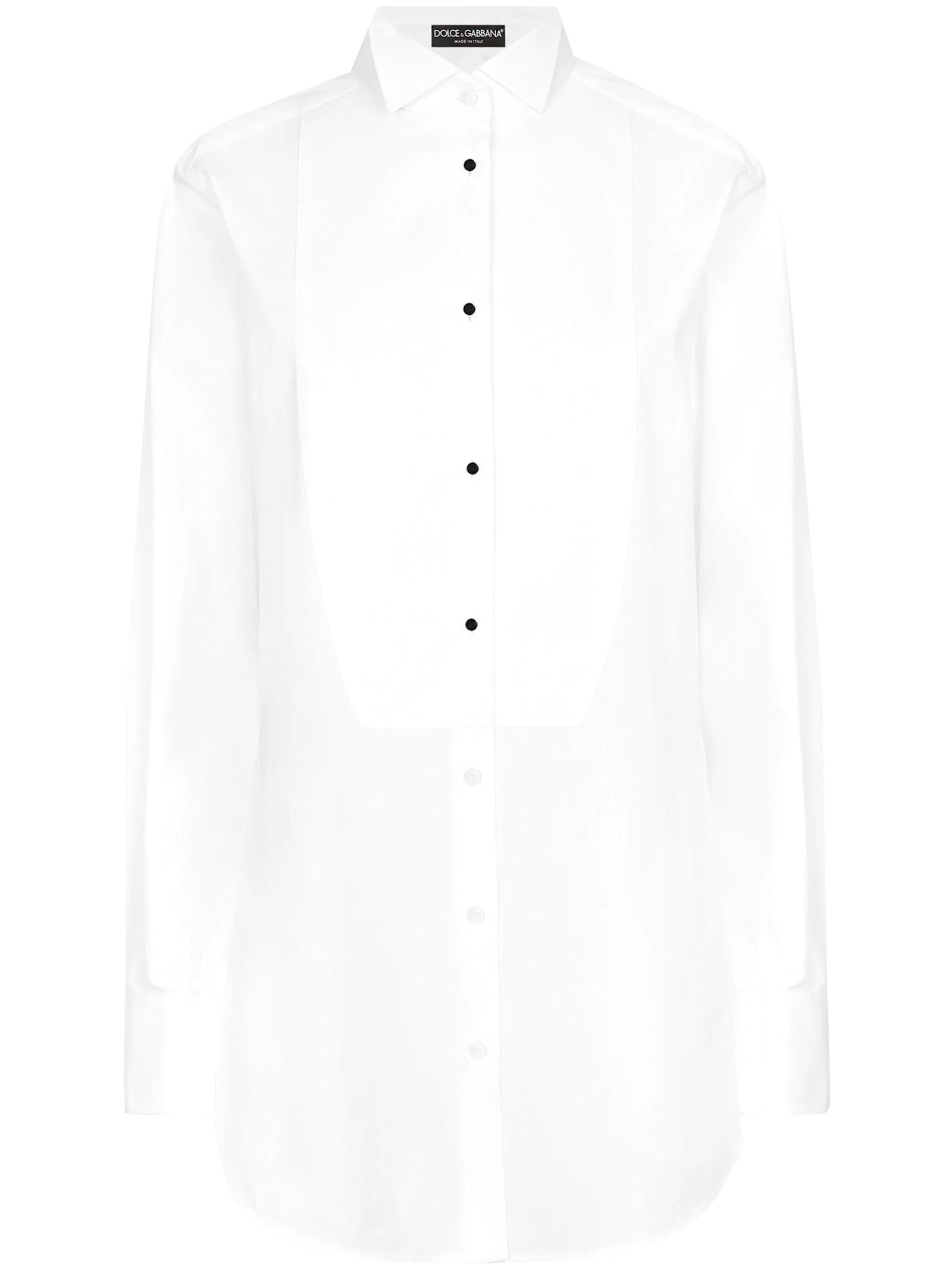 Shop Dolce & Gabbana Camicia In Bianco Ottico