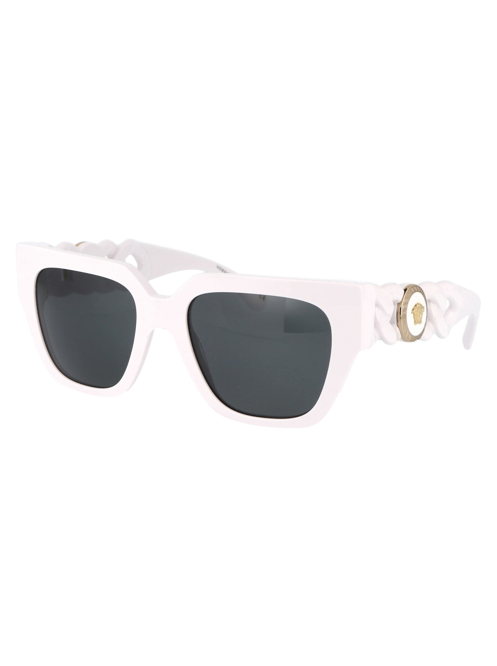 Shop Versace 0ve4409 Sunglasses In 314/87 White