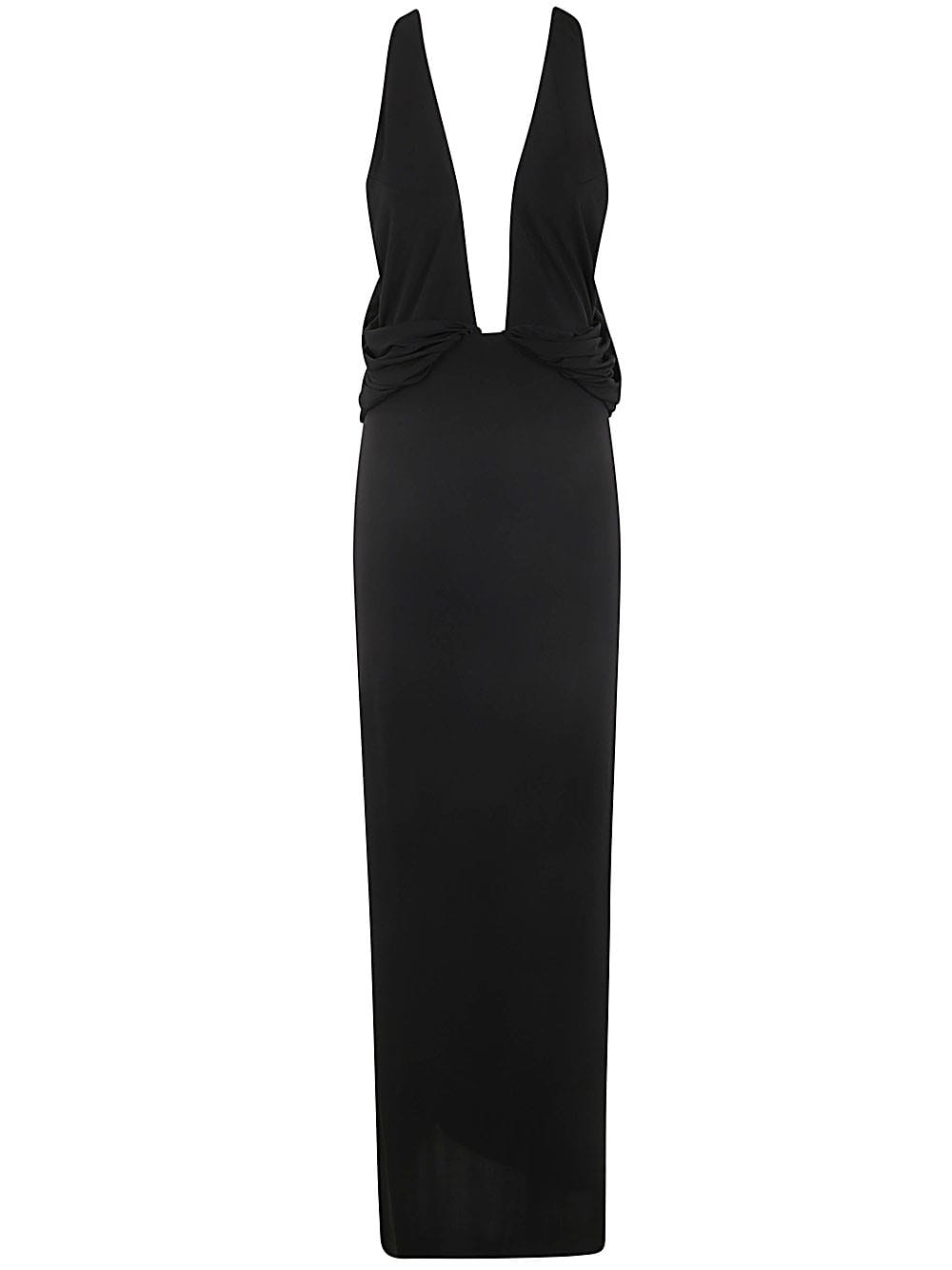 Shop Magda Butrym Dress In Black