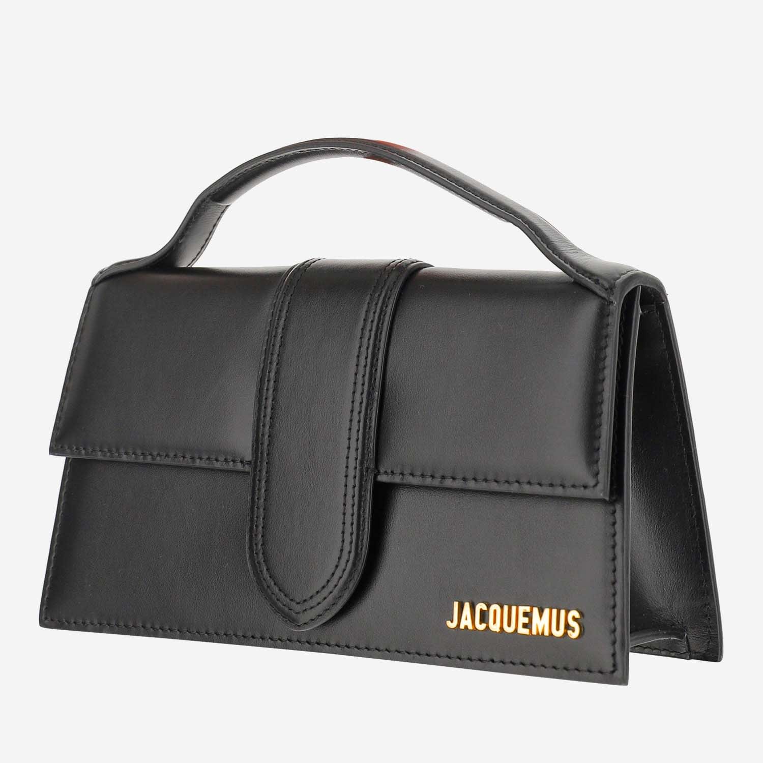 Shop Jacquemus Le Grand Bambino Bag In Black