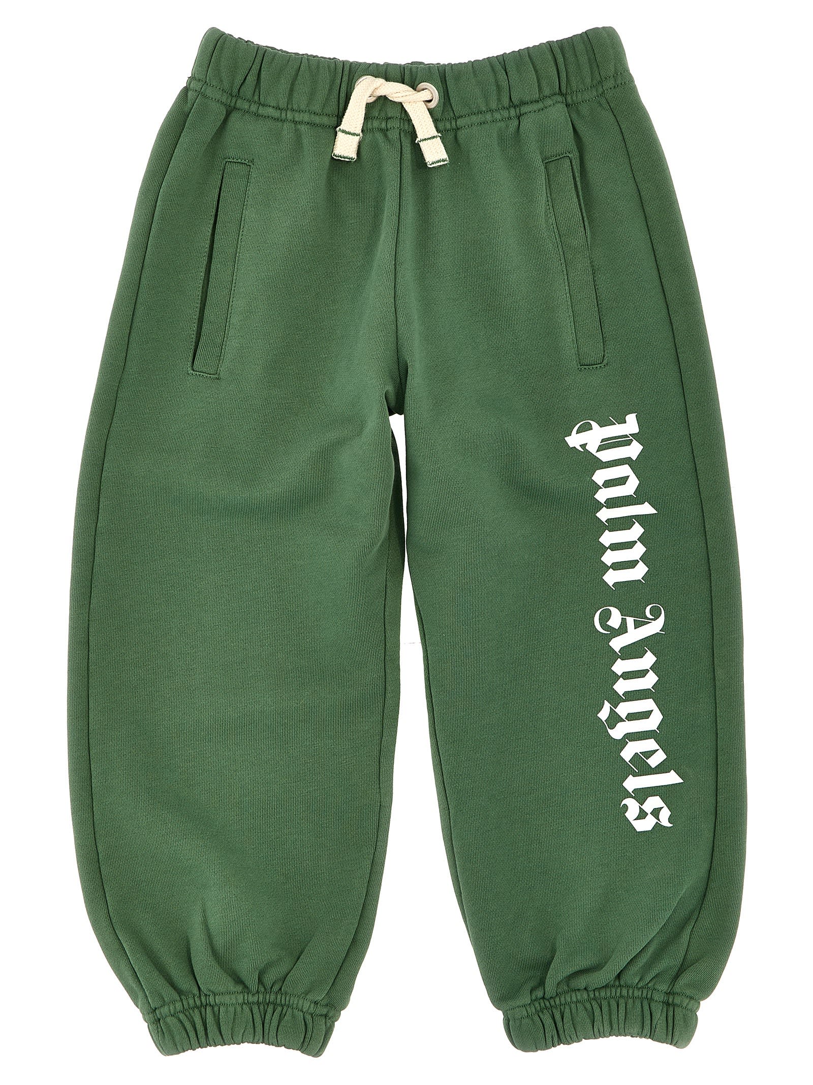 Shop Palm Angels Classic Overlogo Joggers In Green