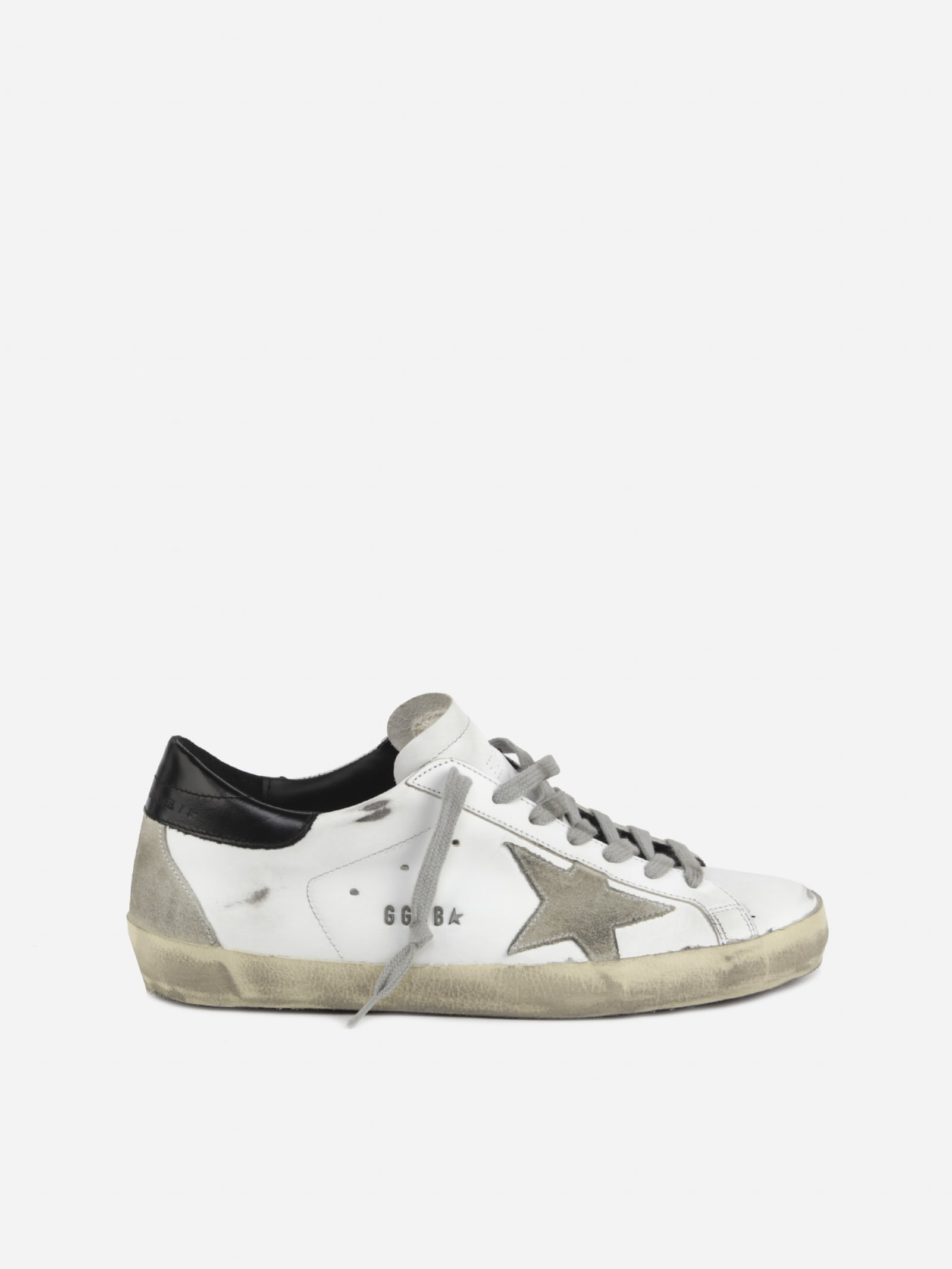 Golden Goose Superstar Sneakers In Leather With Suede Details
