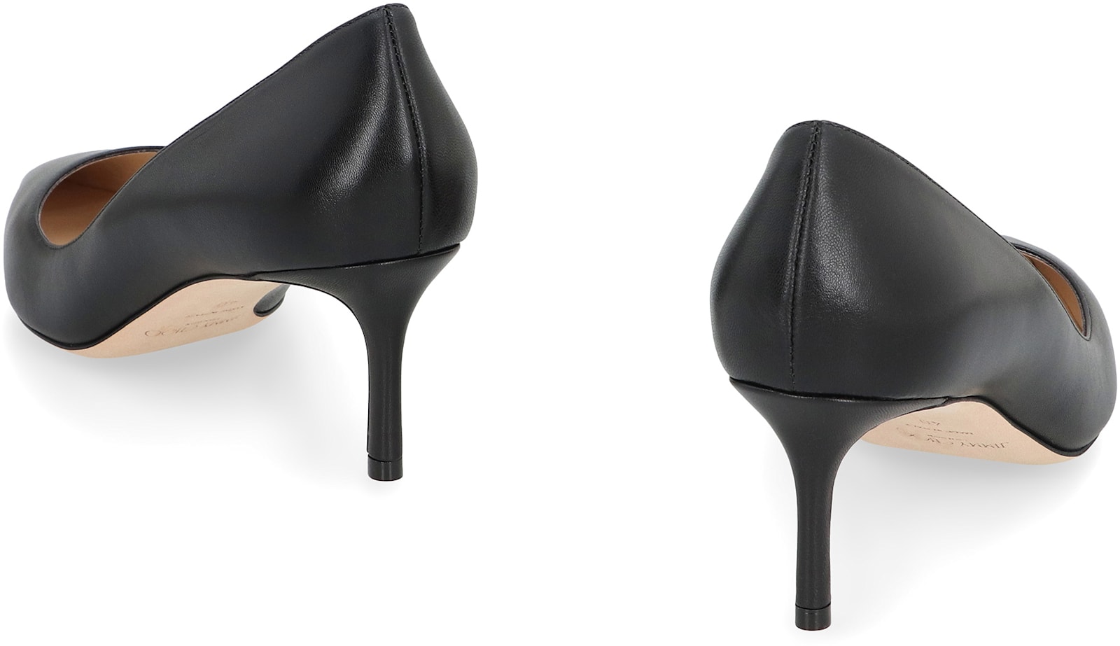 Jimmy Choo Pointed Toe Stiletto Heel Pumps In Black