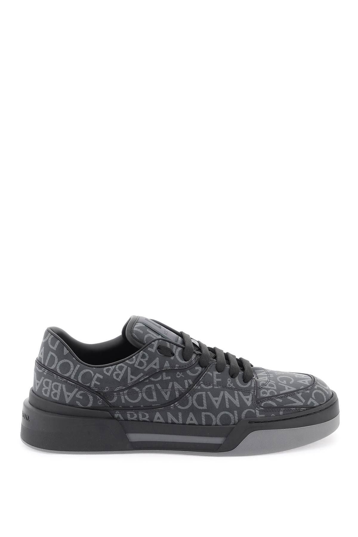 Shop Dolce & Gabbana New Roma Sneakers In Black