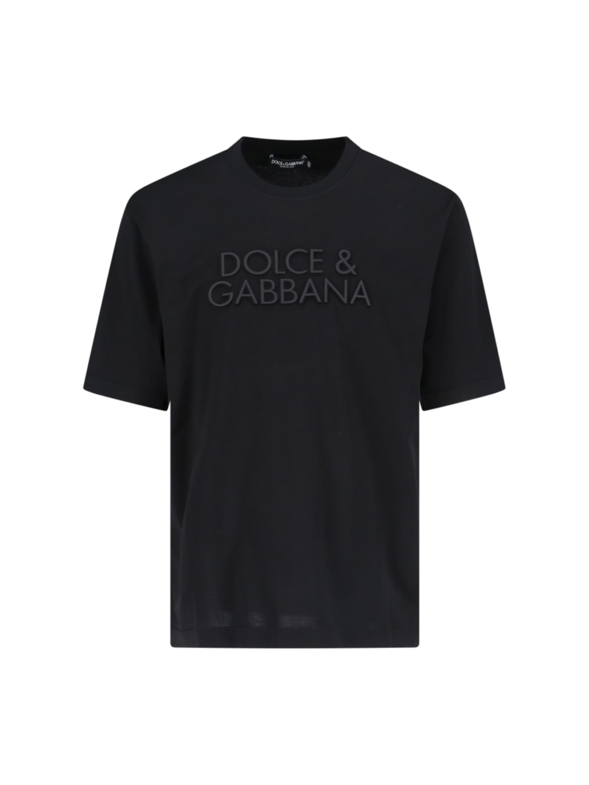 Shop Dolce & Gabbana Logo T-shirt In Black