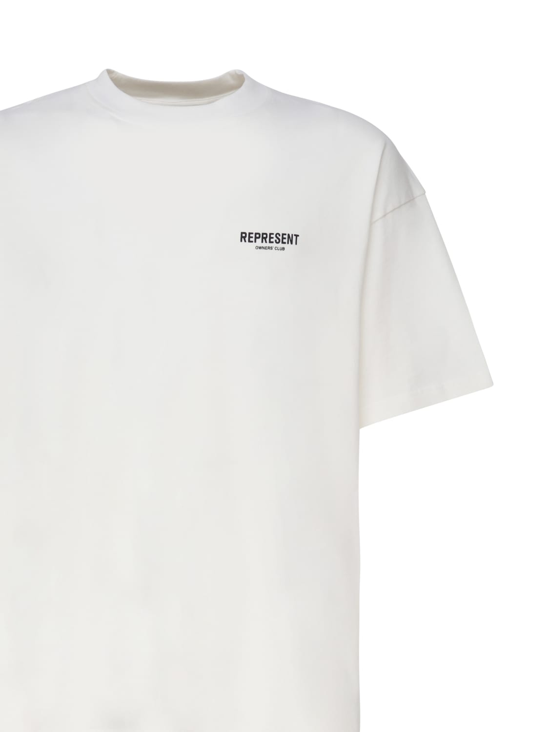 Shop Represent Cotton Logo T-shirt In Flat White