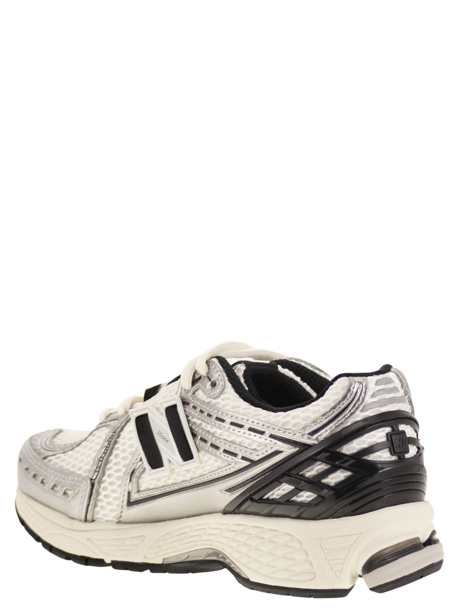 New Balance Multicolor Low Top Sneakers With Logo Detail On The Rear In Tech Fabric Man In White