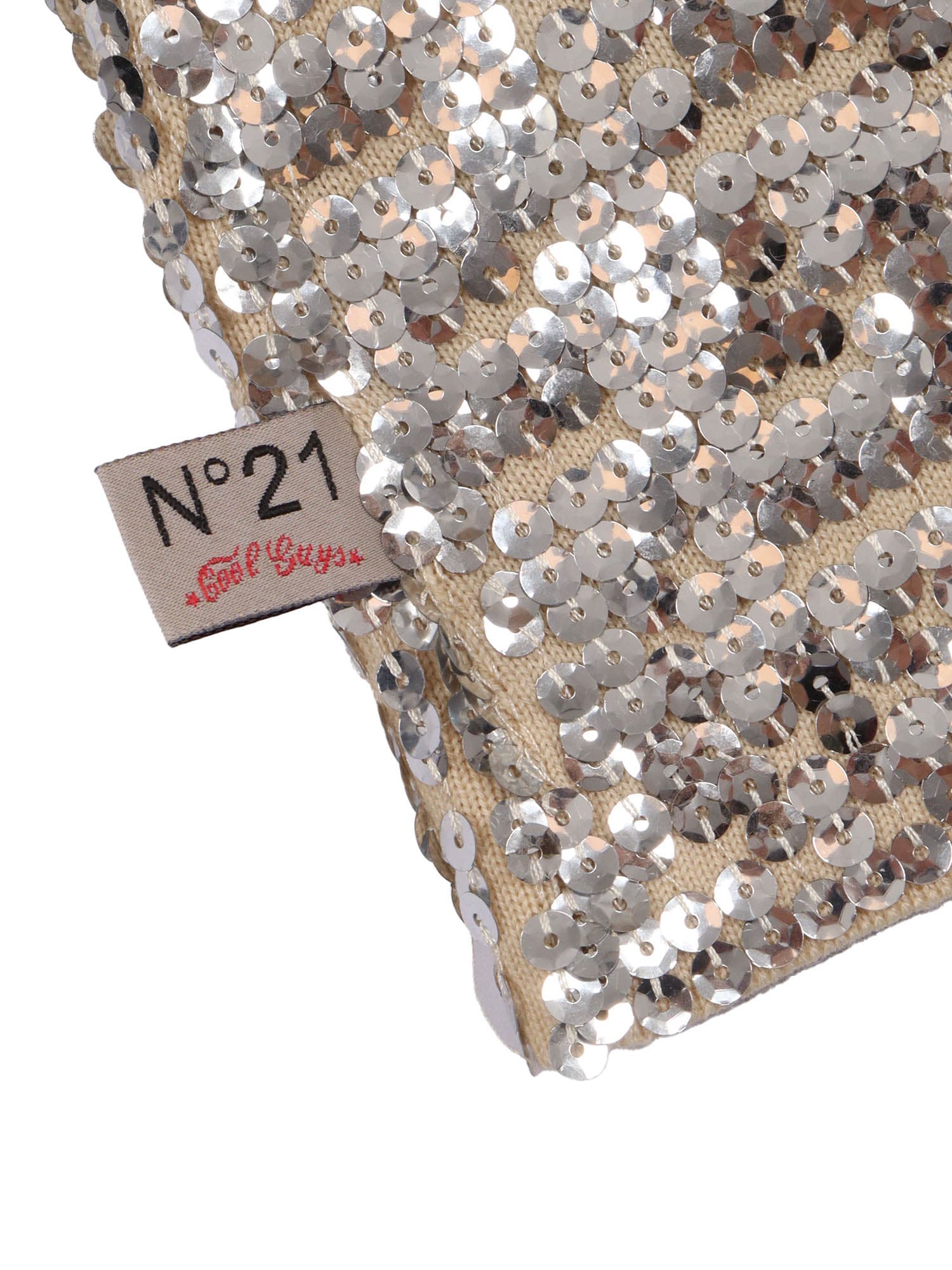 N°21 Knitwear In Silver