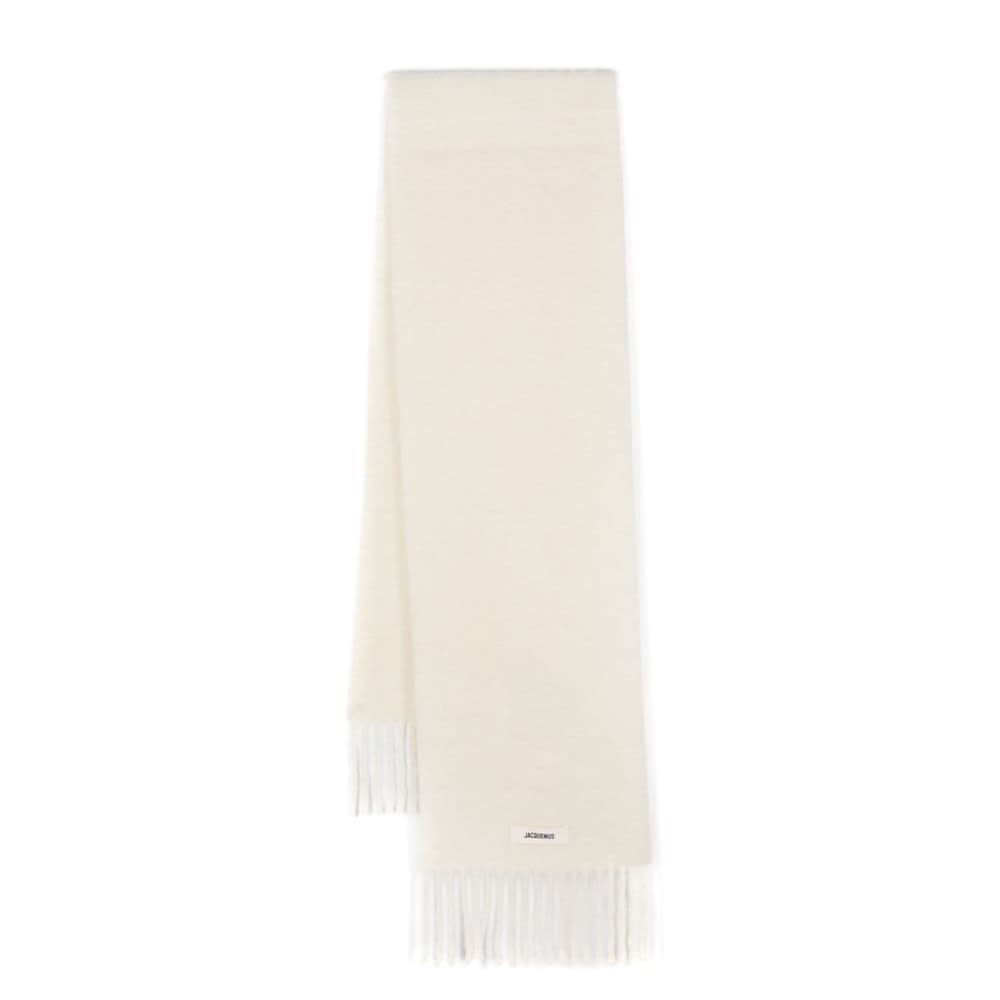 Shop Jacquemus Scarf In Neutrals