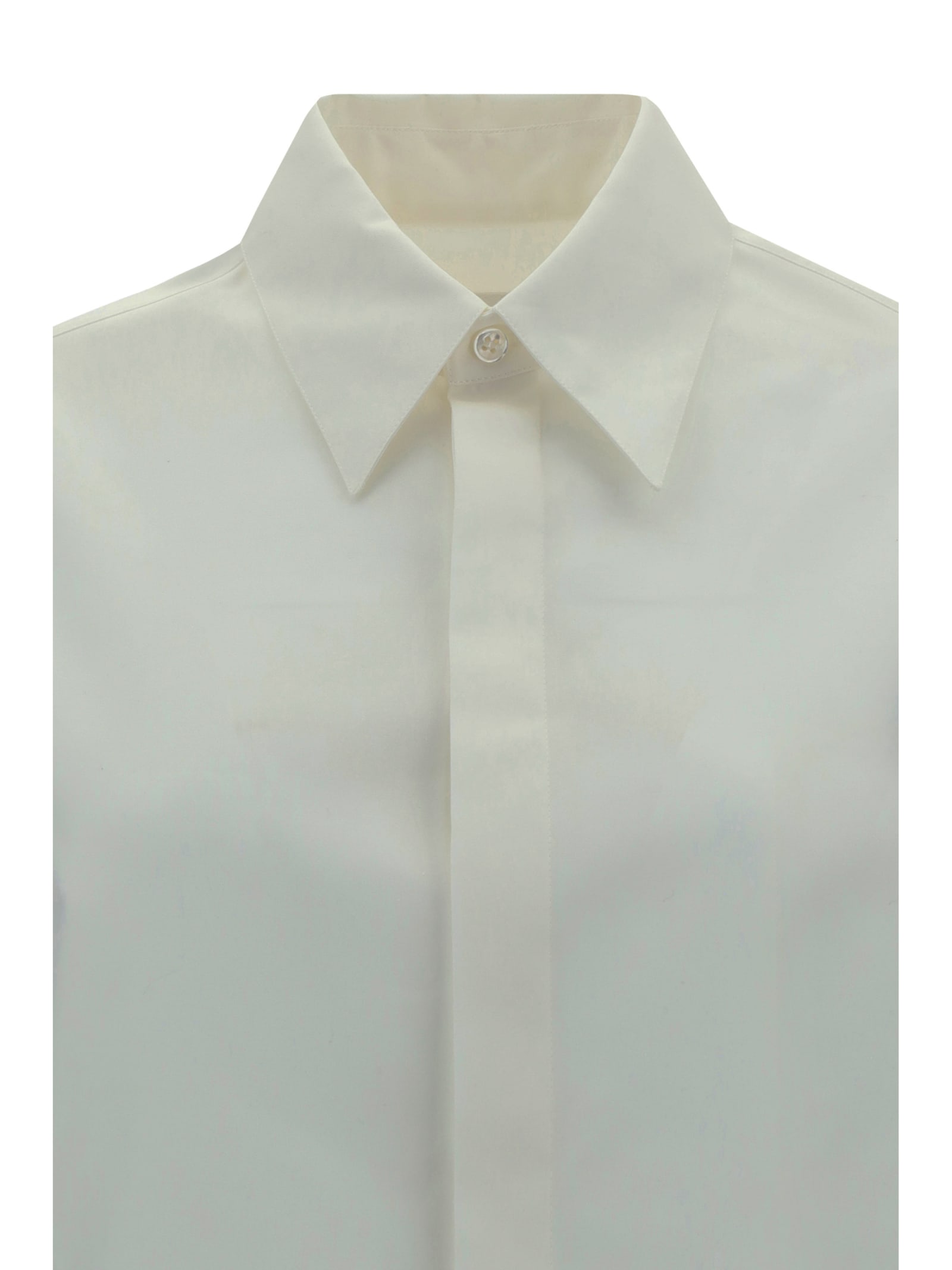 Shop Saint Laurent Shirt In White