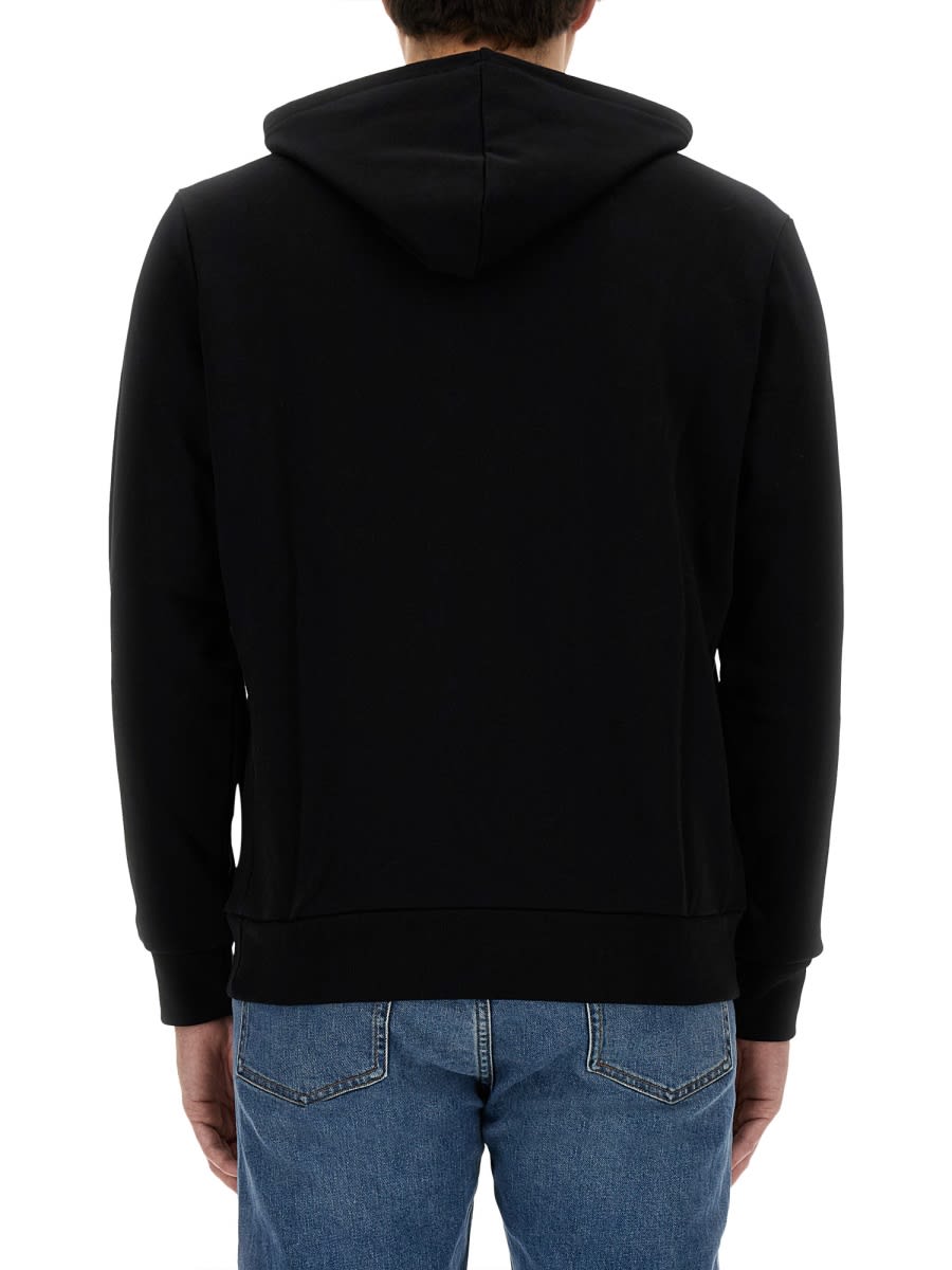 Shop Ps By Paul Smith Zebra Sweatshirt In Black