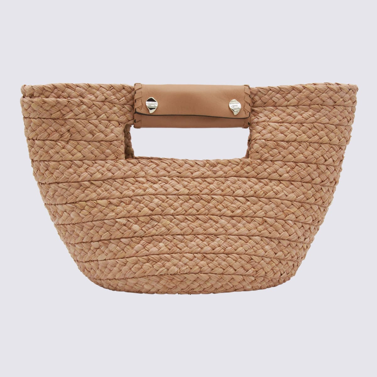 Helen Kaminski Natural Raffia Remi Top Handle Bag