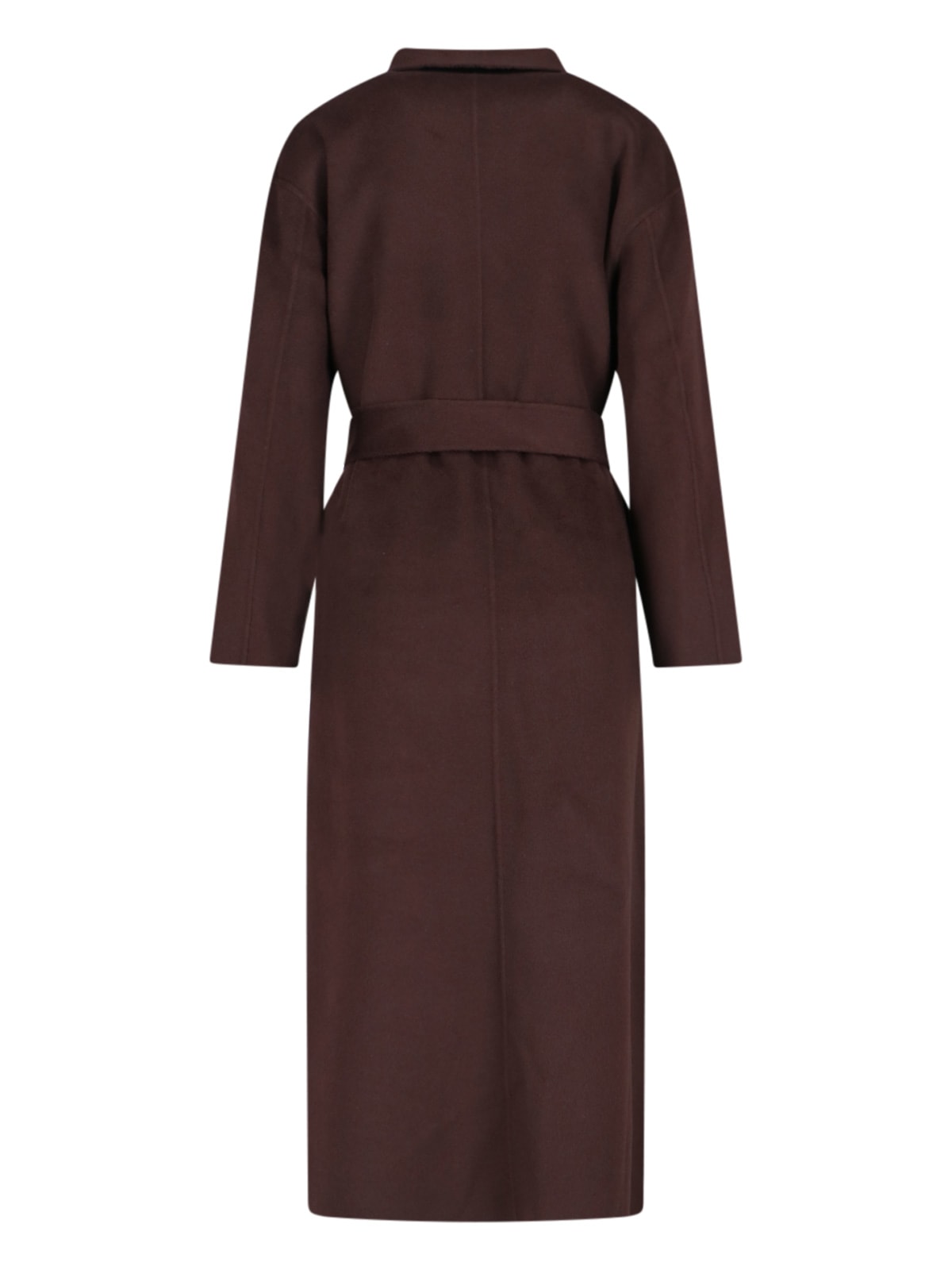 Shop Filippa K Alexa Midi Coat In Brown