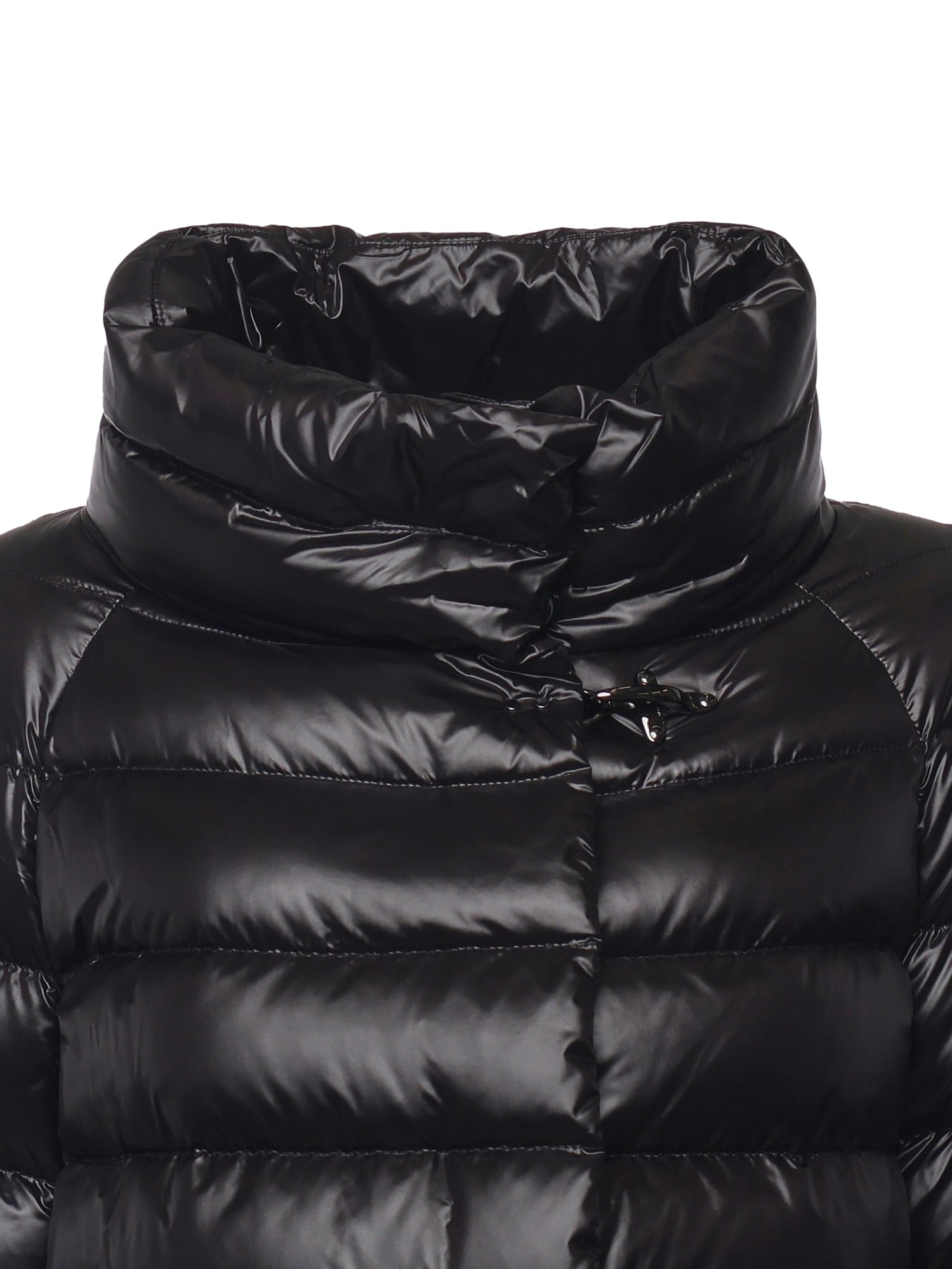 Fay Down Jacket With Nylon Hook In Black