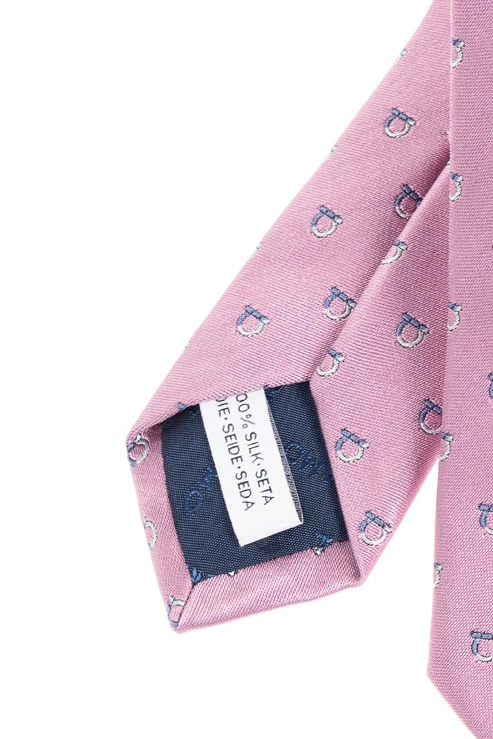Ferragamo Silk Tie In Pink