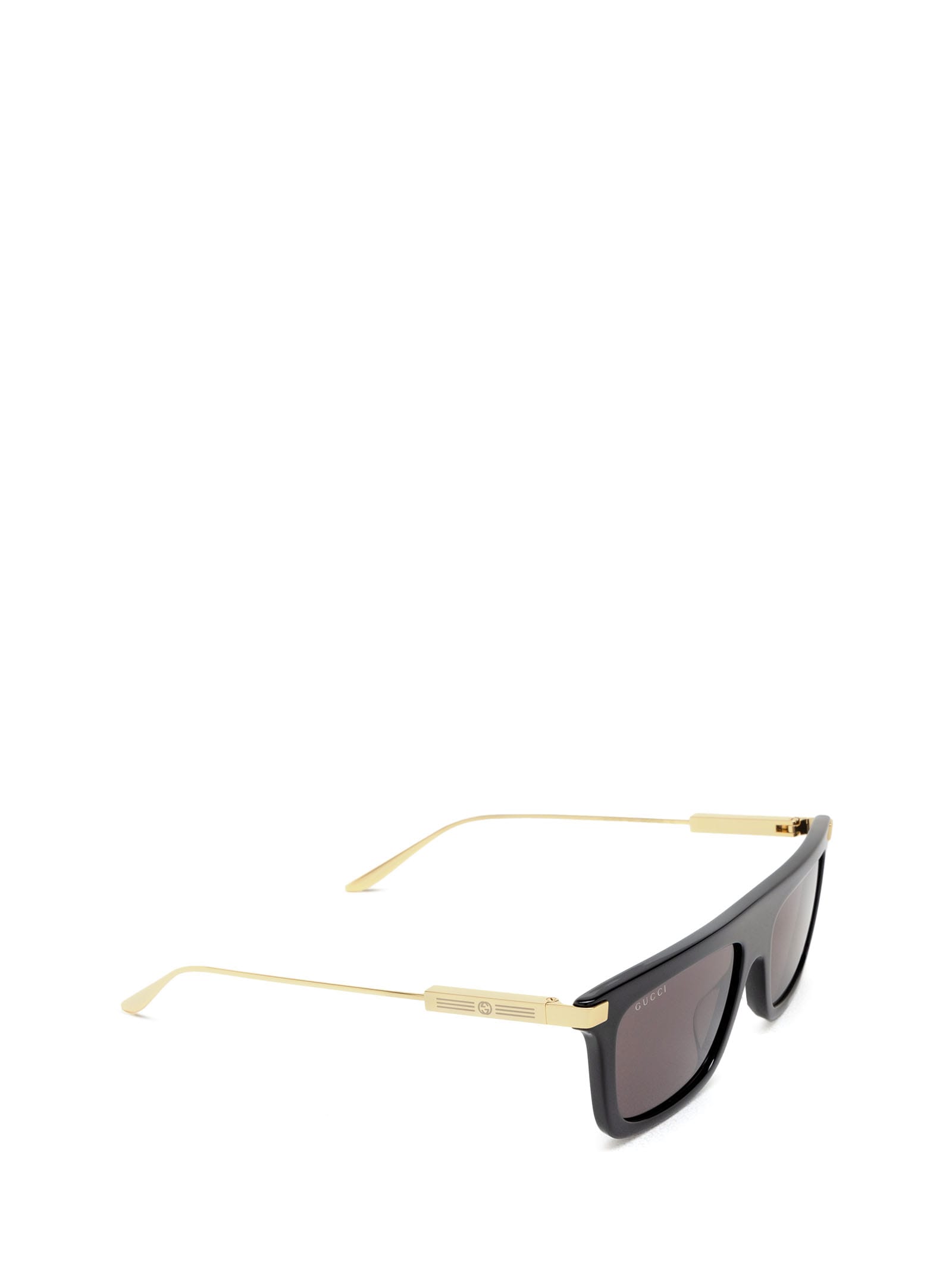 Shop Gucci Gg1437s Black Sunglasses