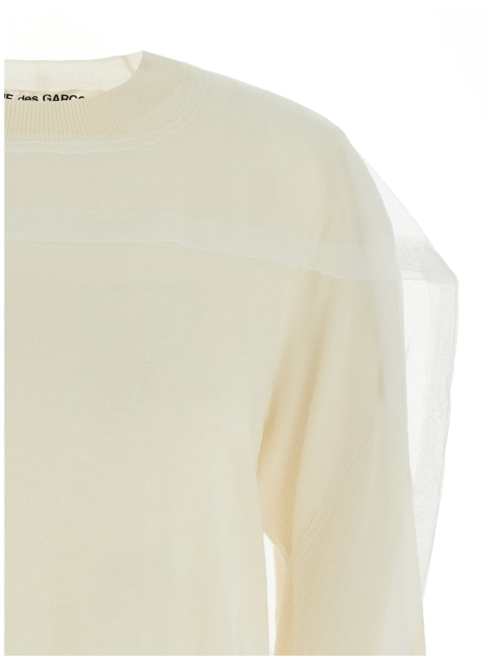 COMME DES GARÇONS TULLE SWEATER