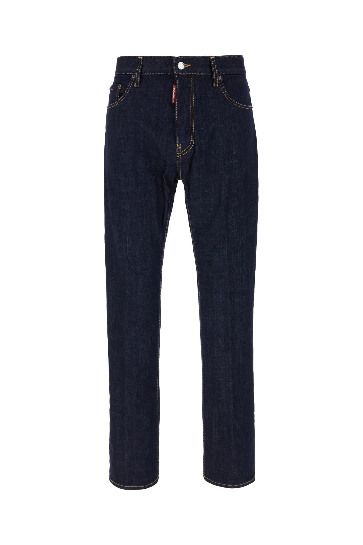 Dsquared2 Blue Stretch Denim 642 Jean Jeans In Navy Blue