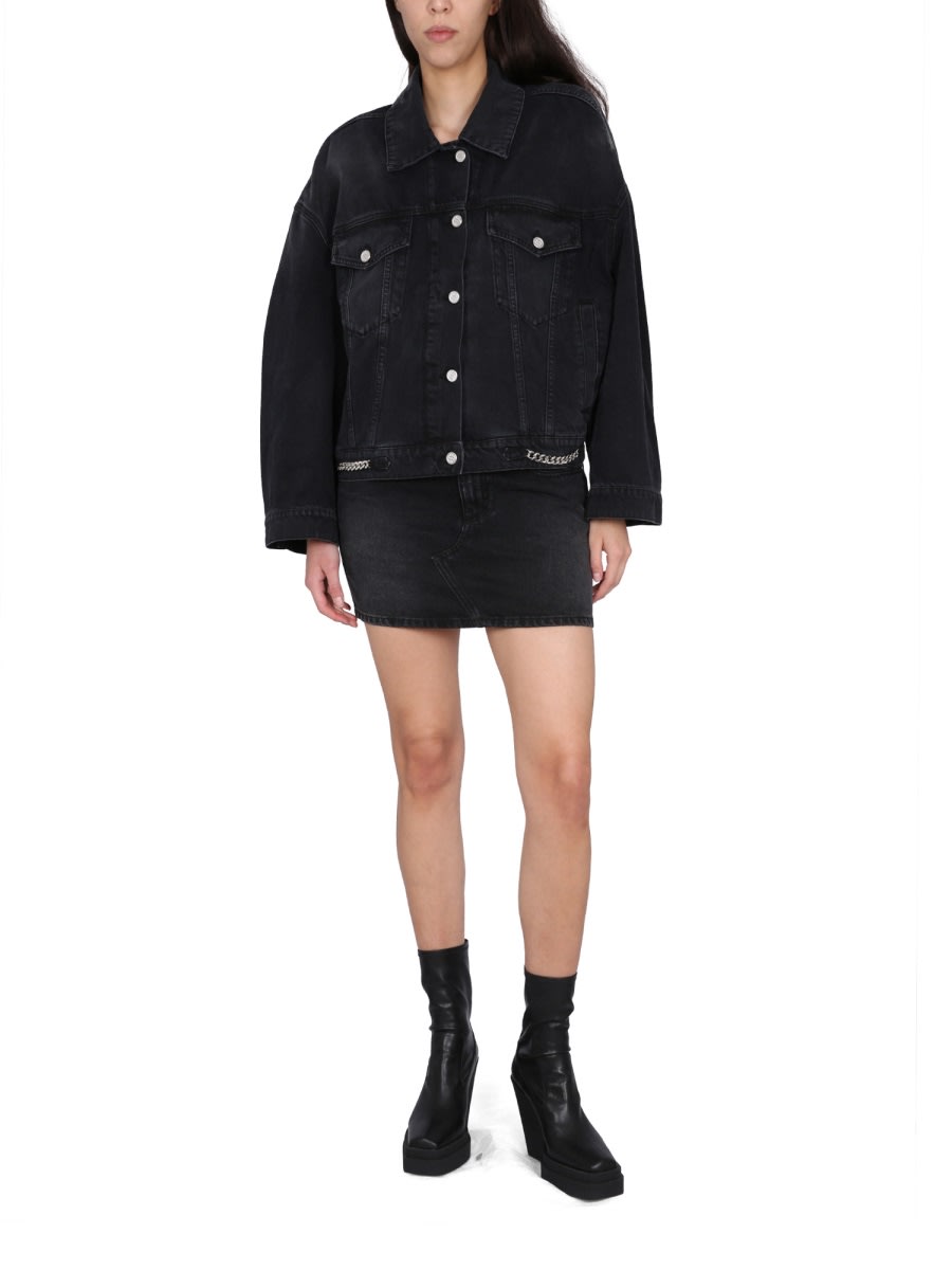 Shop Stella Mccartney Tie Dye Jacket In Black