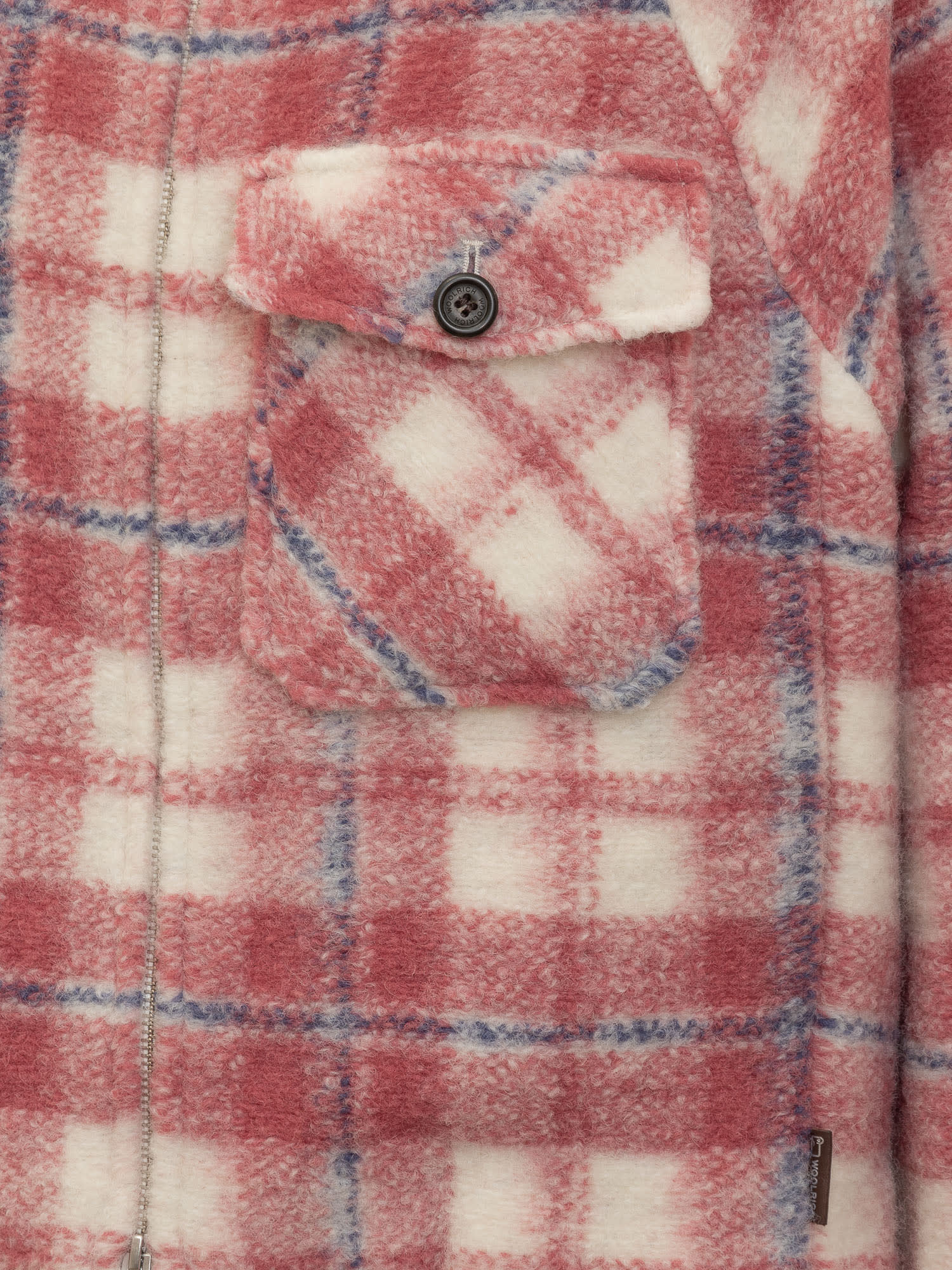 Shop Woolrich Gentry Jacket In Dry Rose Check