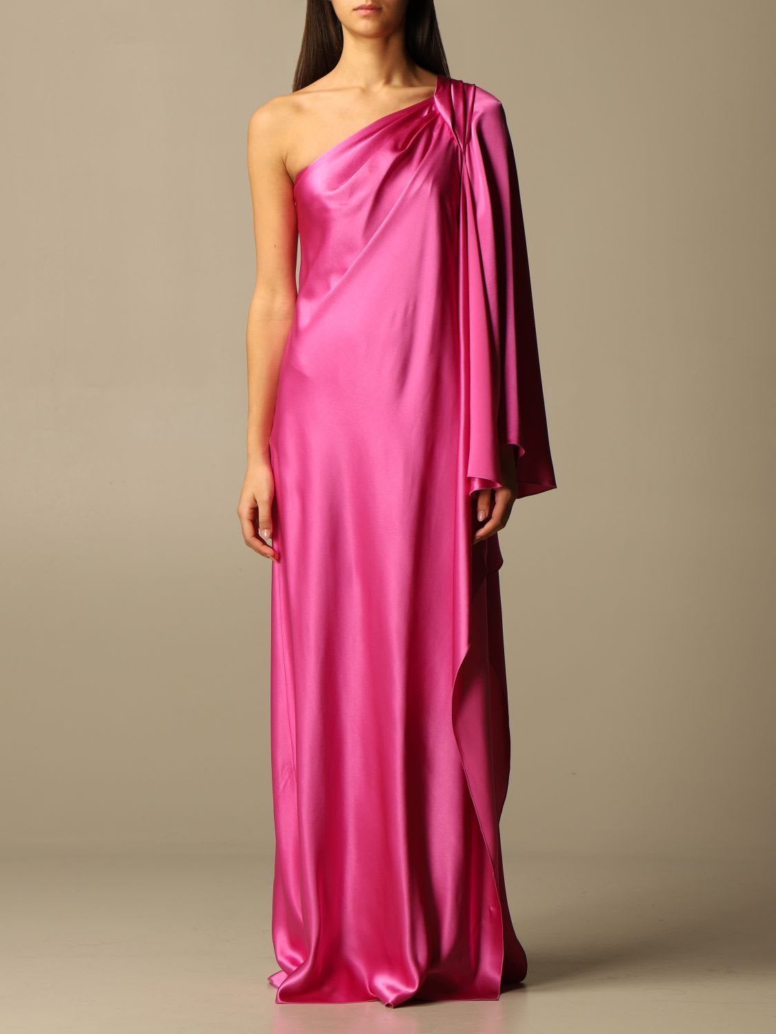 Photo of  Alberta Ferretti Dress Alberta Ferretti Long Dress In Satin- shop Alberta Ferretti Dresses online sales
