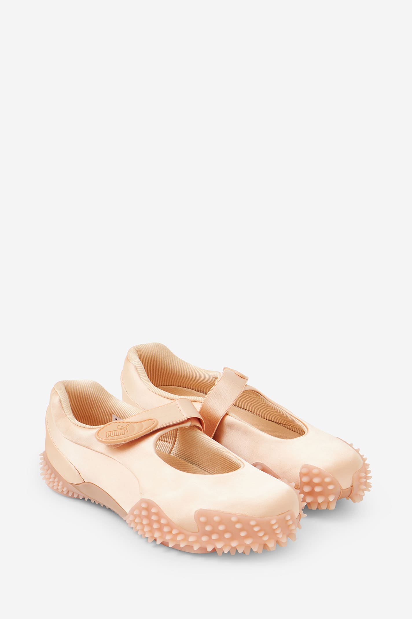 Puma Mostro Fey Satin Sneakers In Neutral