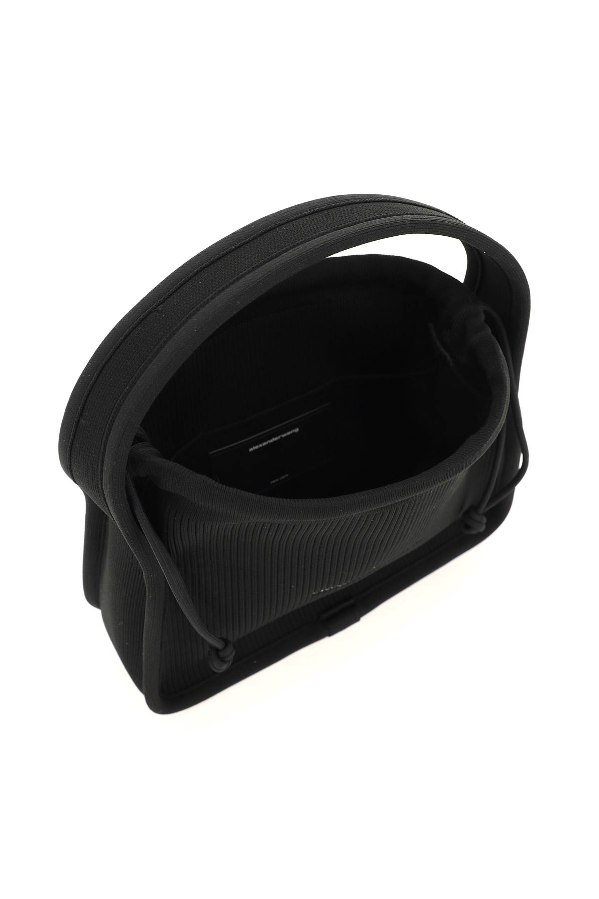 Alexander Wang Ryan Hand Bag In Black Leather In Black