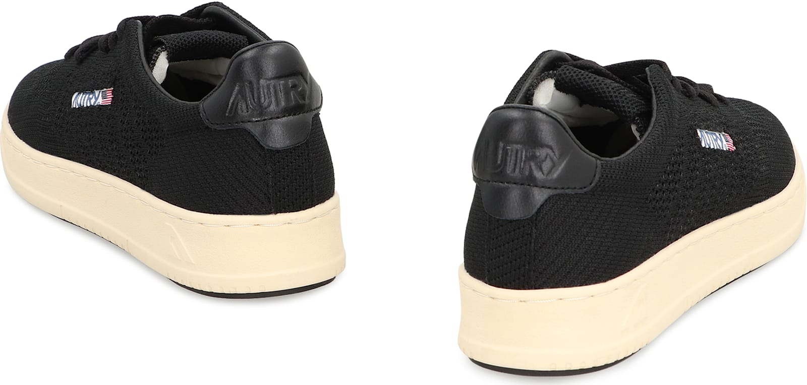Autry Medalist Easeknit Low-top Sneakers In Black