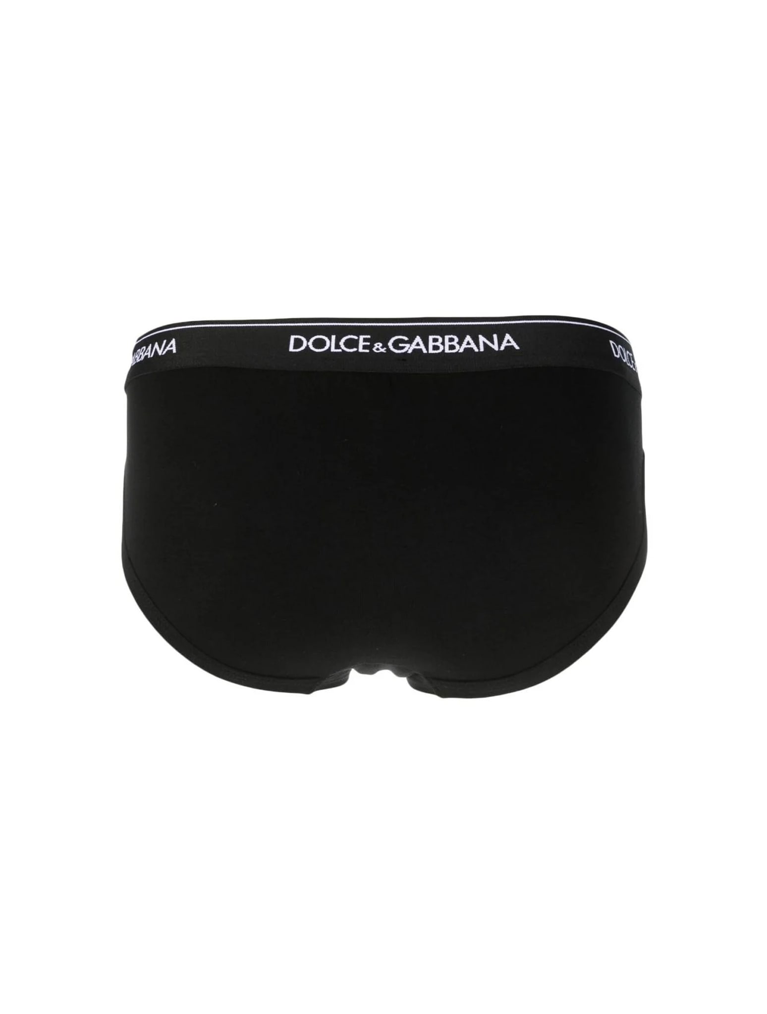Shop Dolce & Gabbana Bi-pack In Black