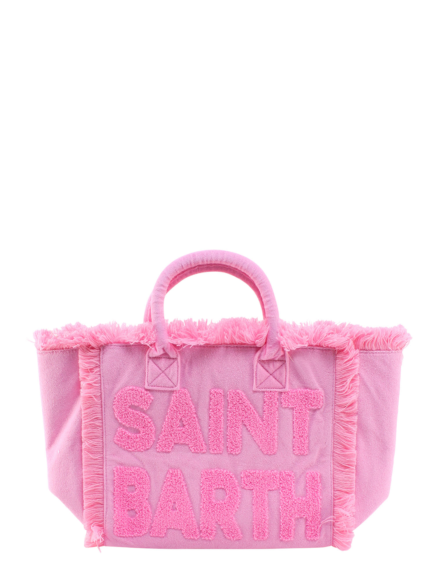 Mc2 Saint Barth Vanity Sponge Handbag In Pink & Purple