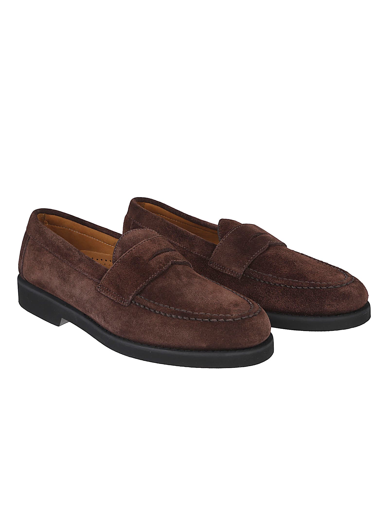 Sebago Ryan Suede Polaris Loafers In Brown