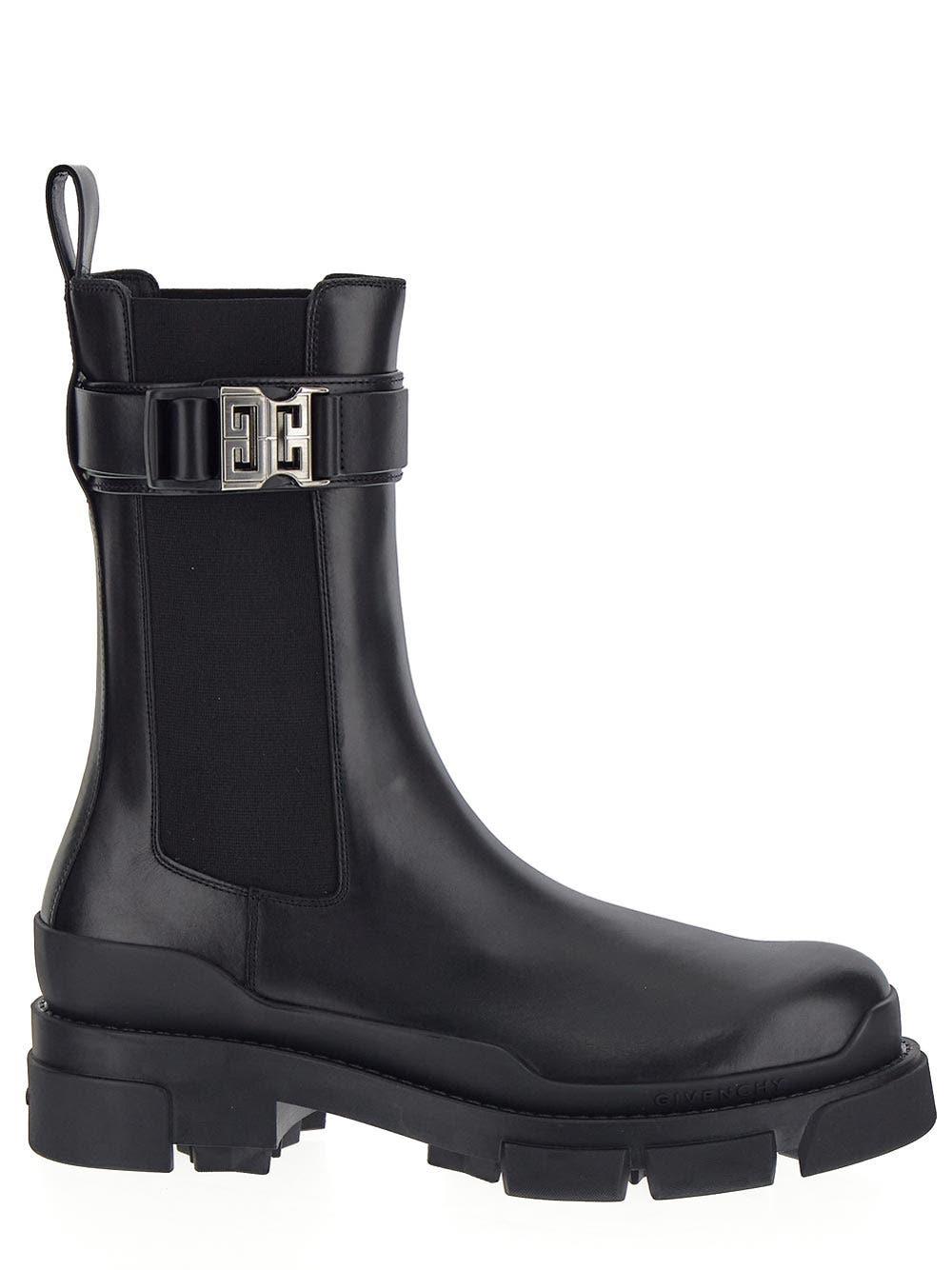 Givenchy Chelsea Ankle Boots In Leather