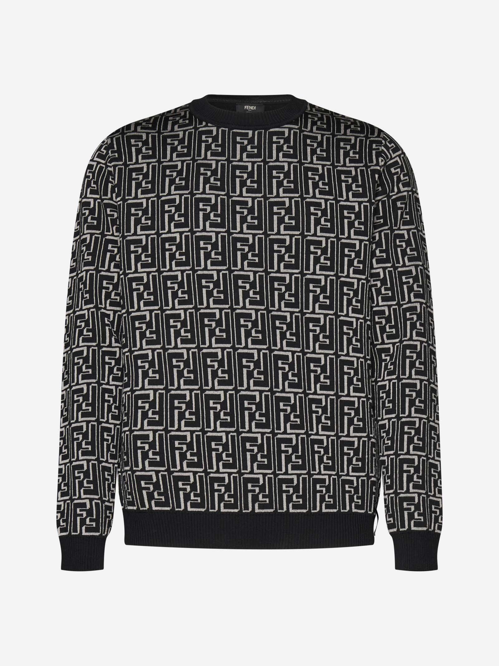 Fendi Ff Wool-blend Sweater