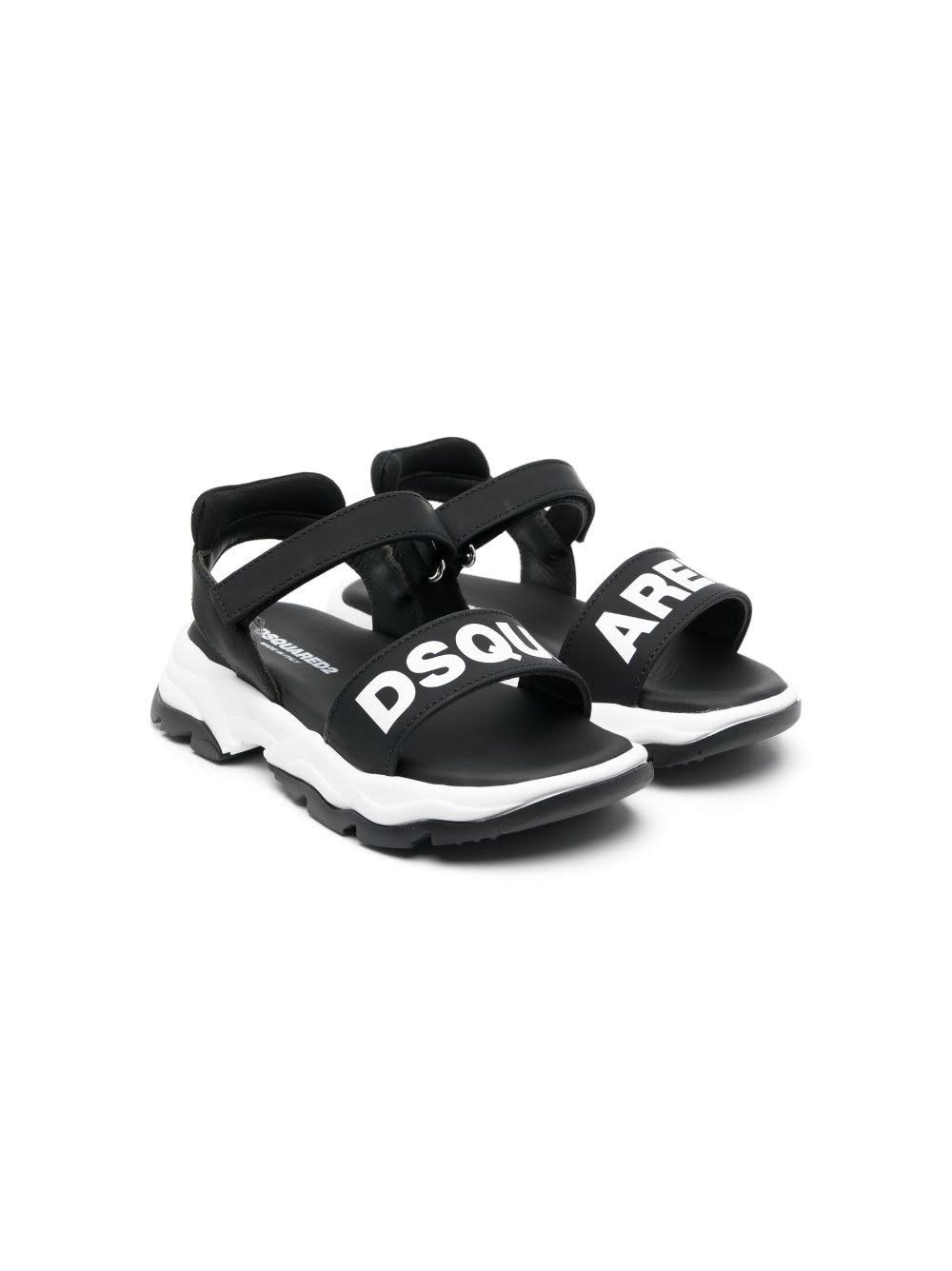 DSQUARED2 SANDALS WITH LOGO