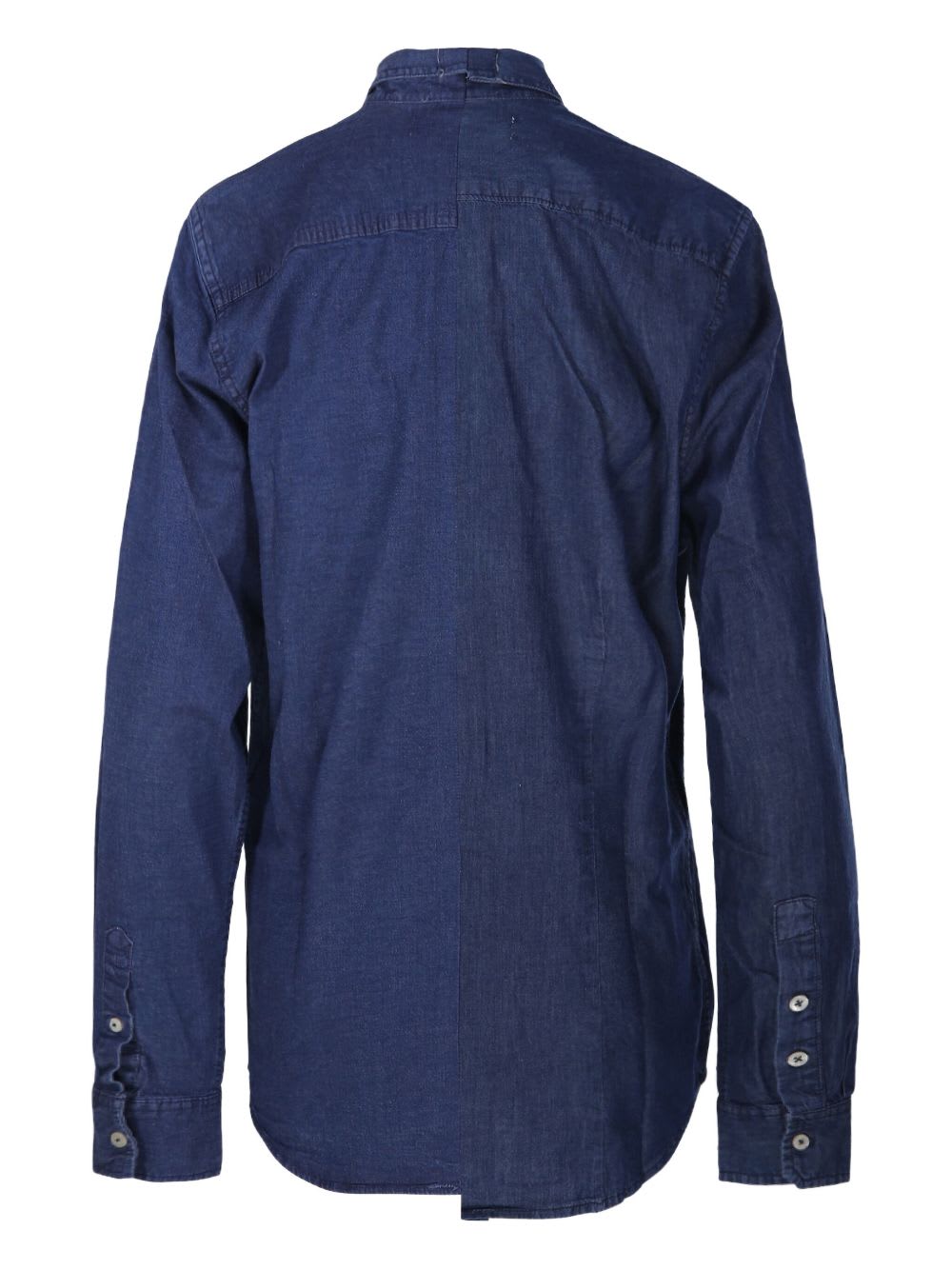 E.l.v Denim E.l.v. Denim Denim Cotton Shirt In Blue