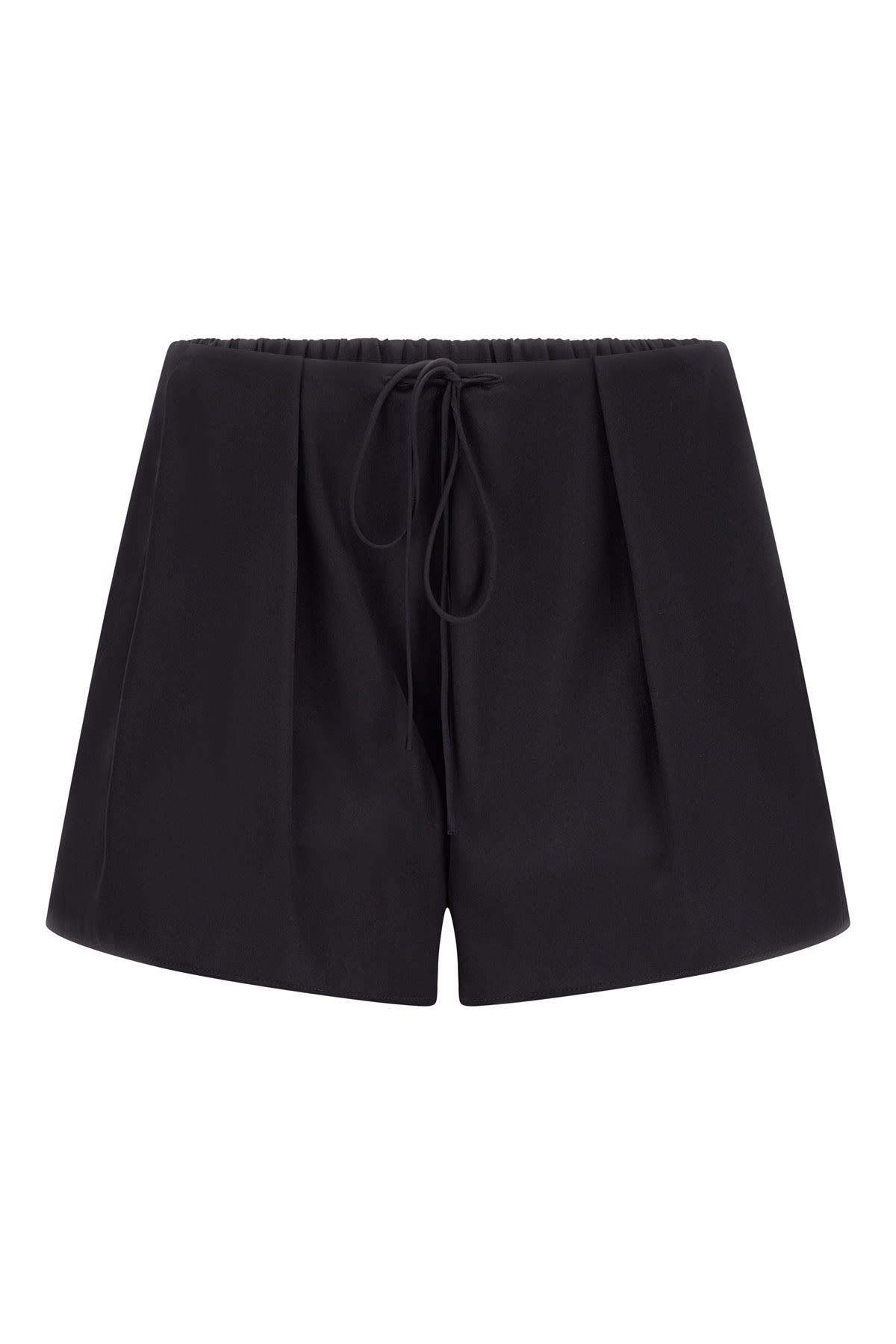 Shop Magda Butrym Shorts In Black