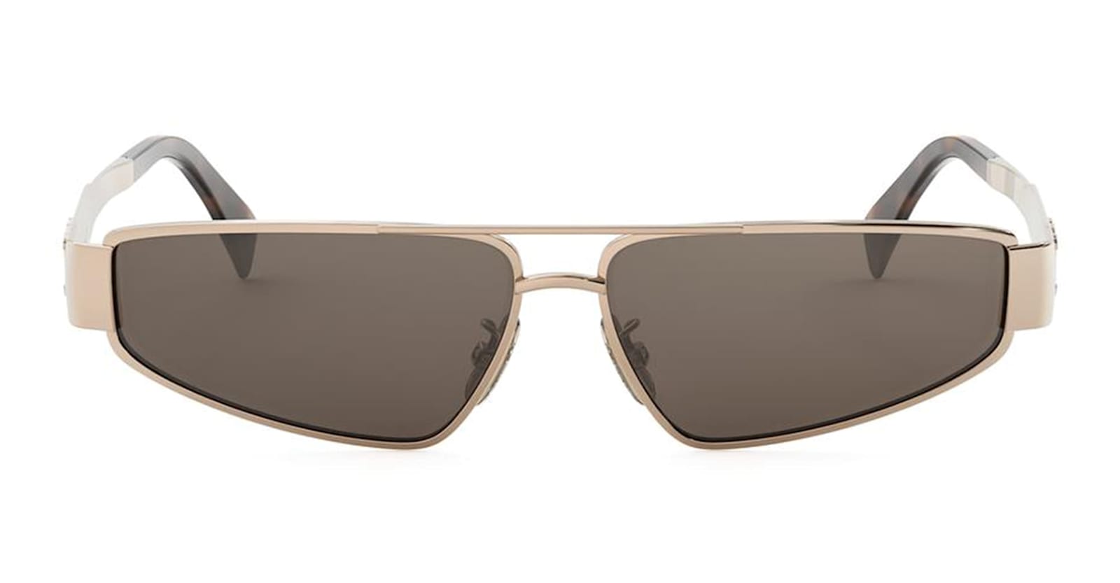 Celine Triomphe 59mm Geometric Sunglasses In Gold